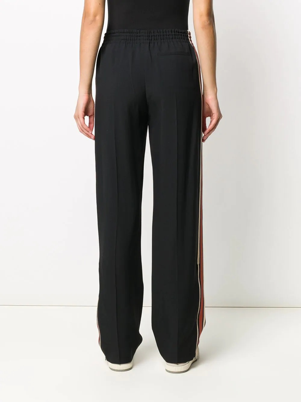 stripe appliqué track pants - 4