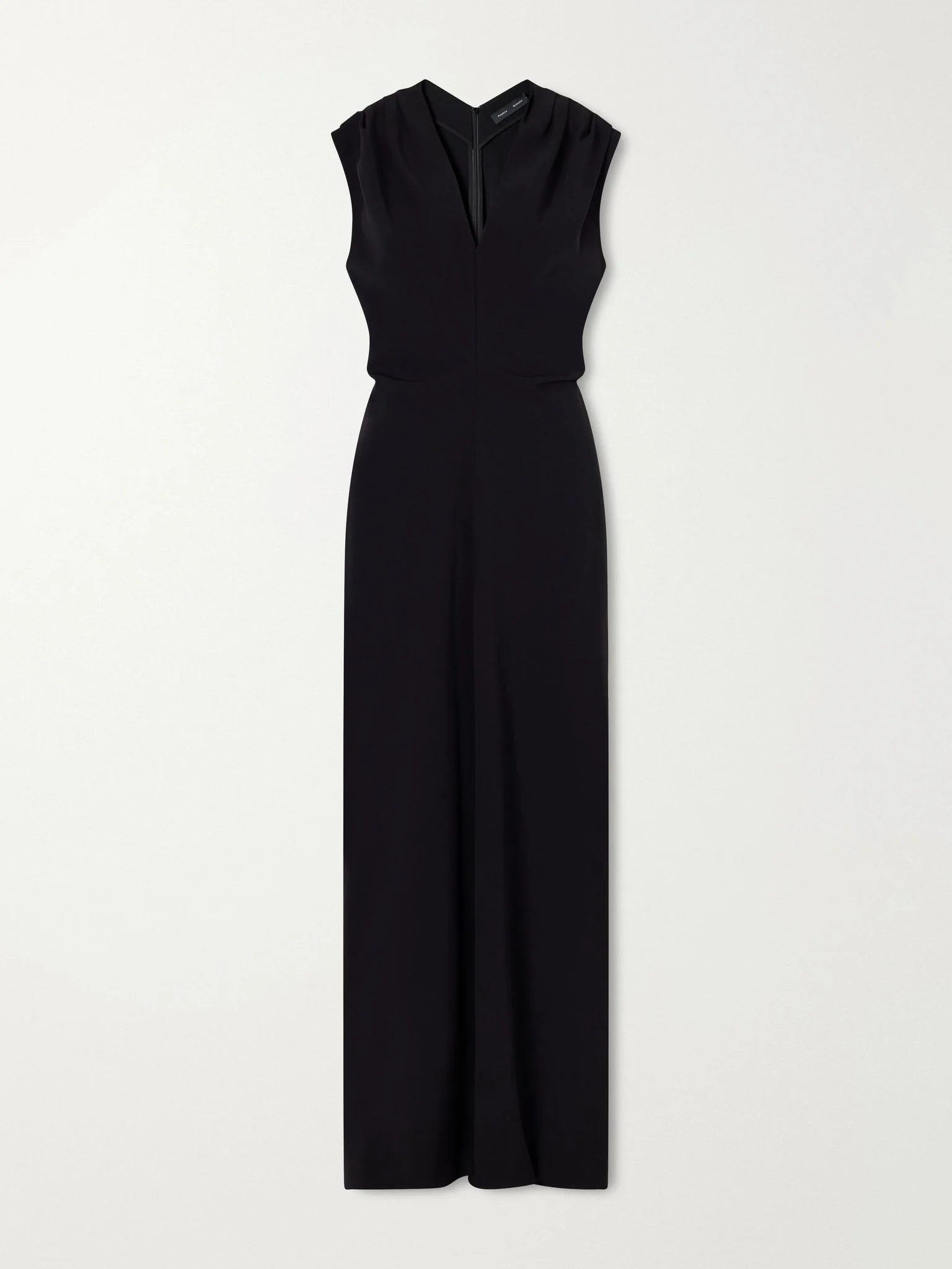 Gunta crepe maxi dress Black - 1