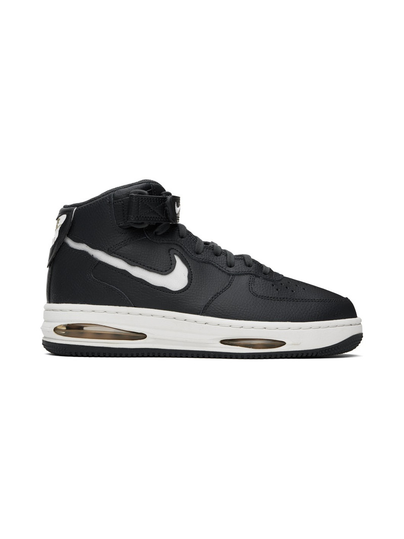 Black Air Force 1 Mid Evo Sneakers - 1