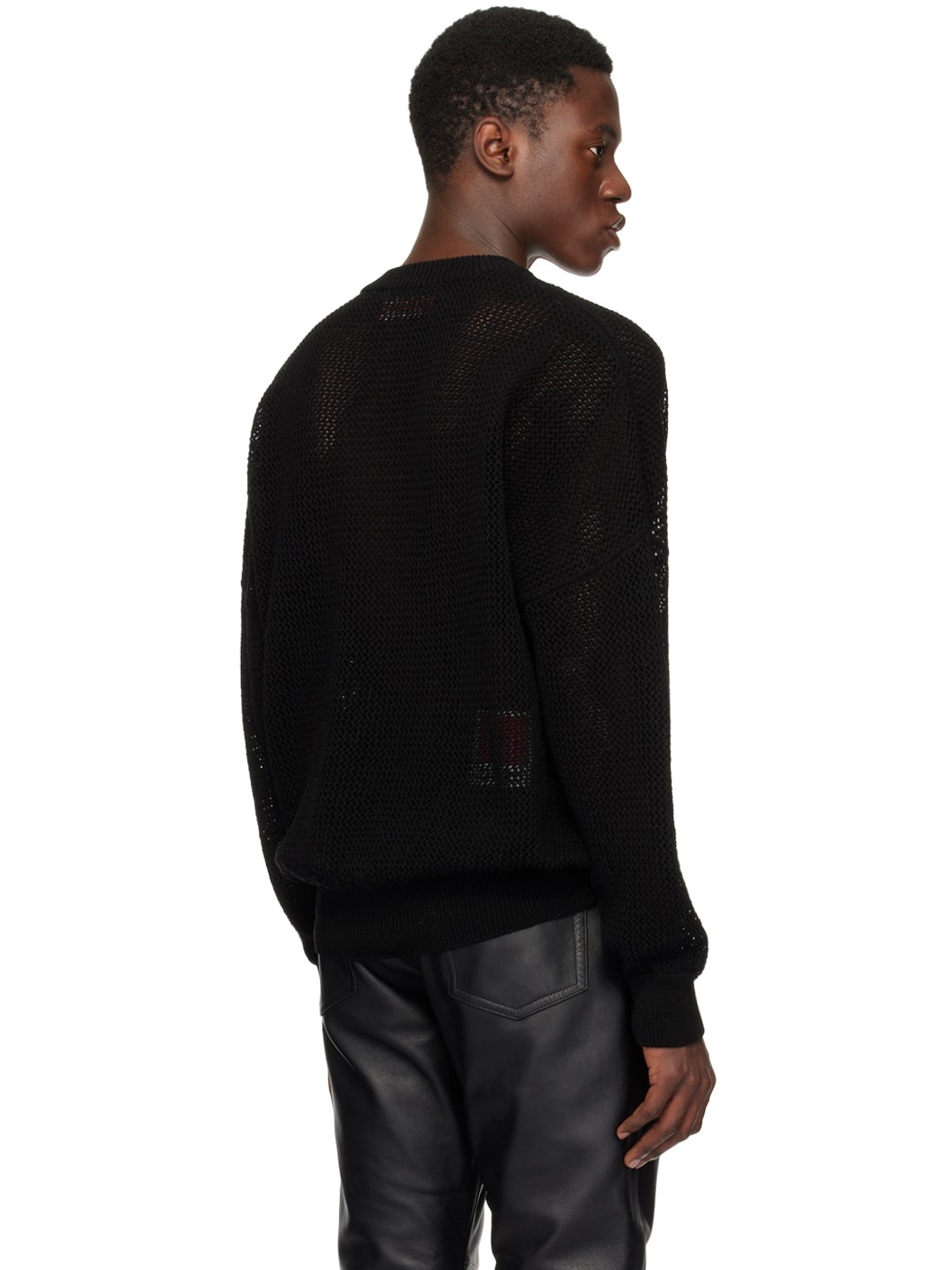 Black Selfie Sweater - 3