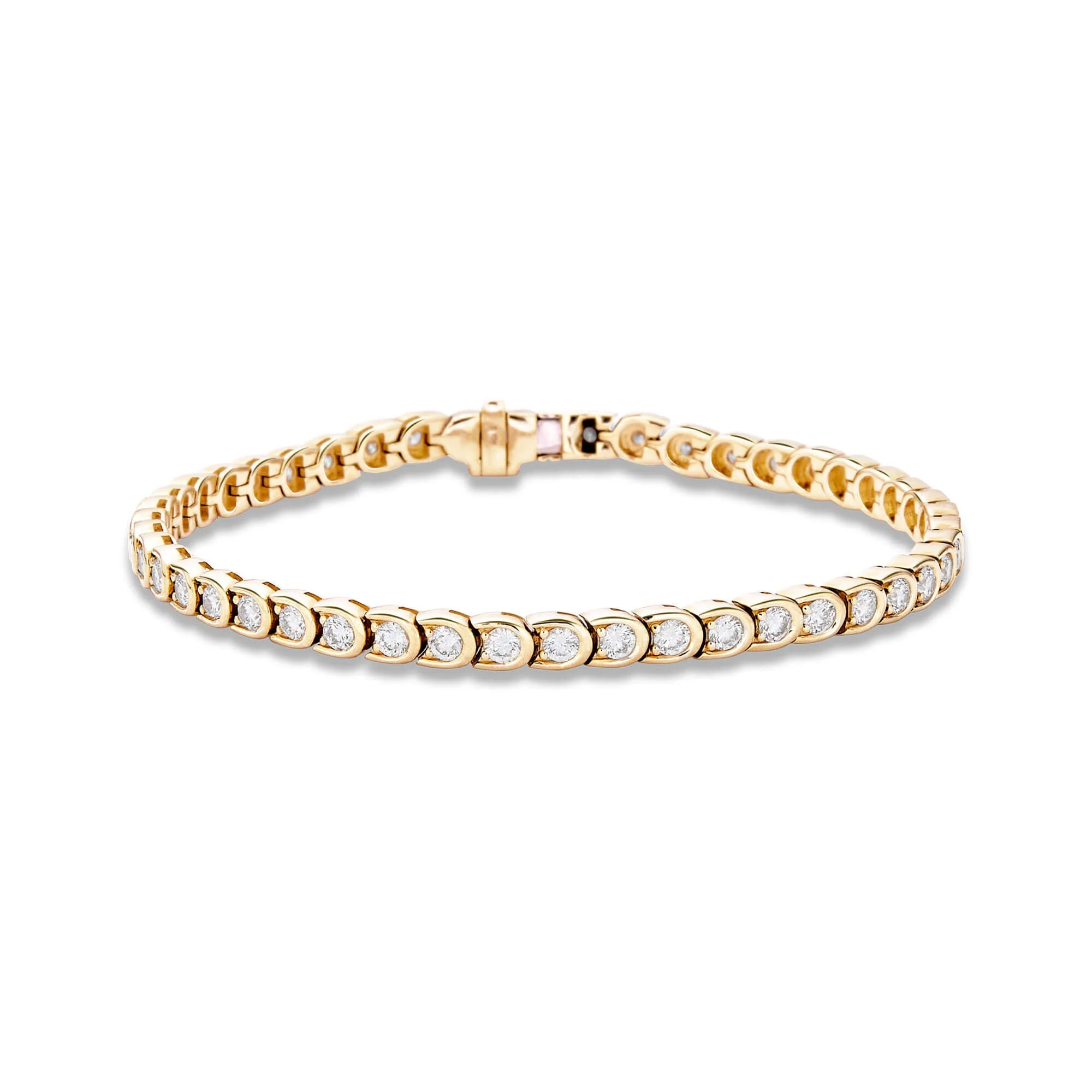 LAB-Created Diamond La Scala Tennis Bracelet - 1