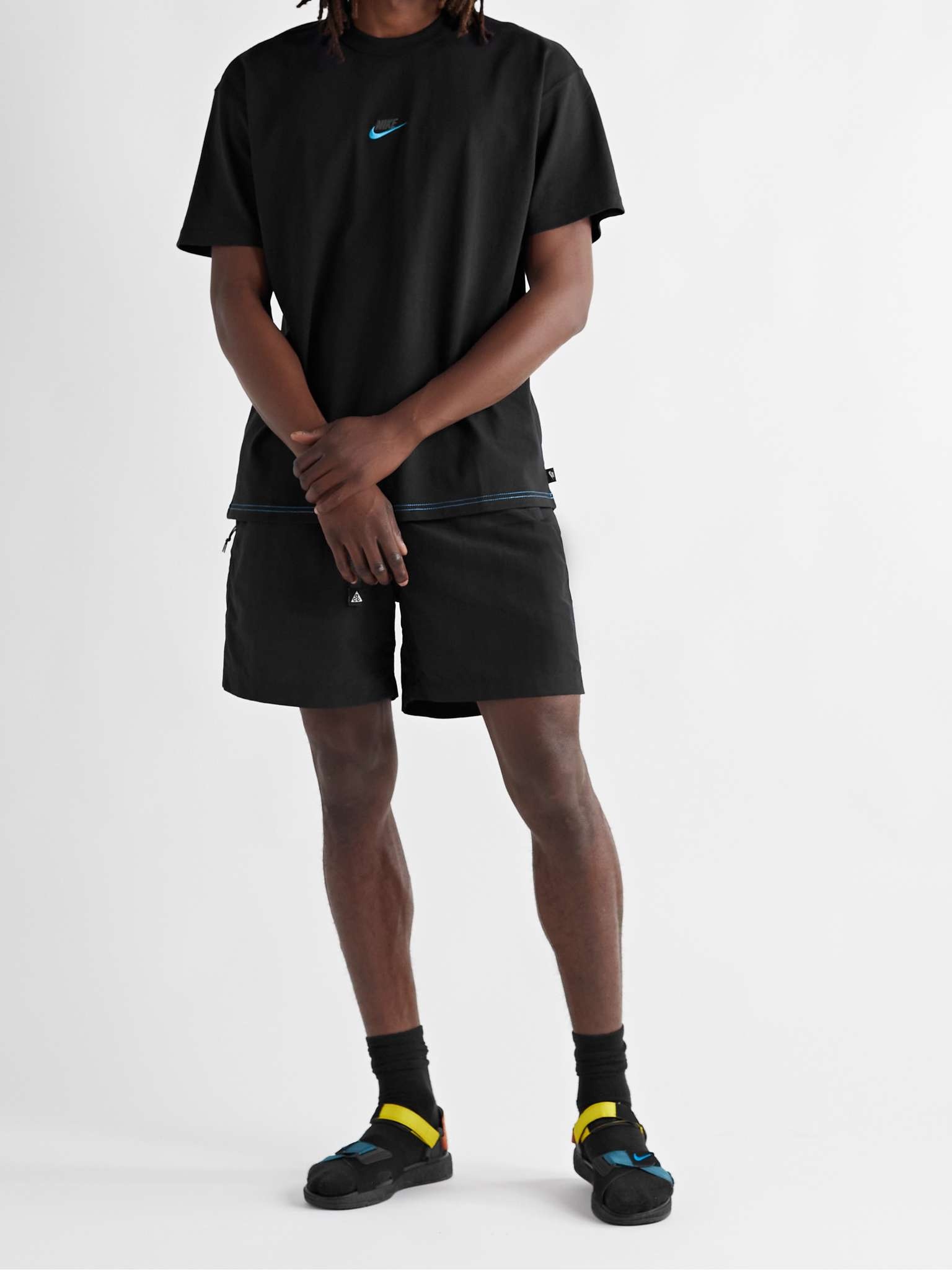 ACG NRG Logo-Embroidered Belted Nylon Shorts - 2