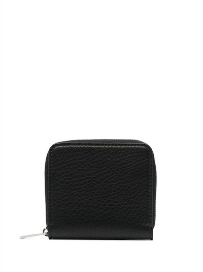 Rick Owens zip-up leather wallet outlook