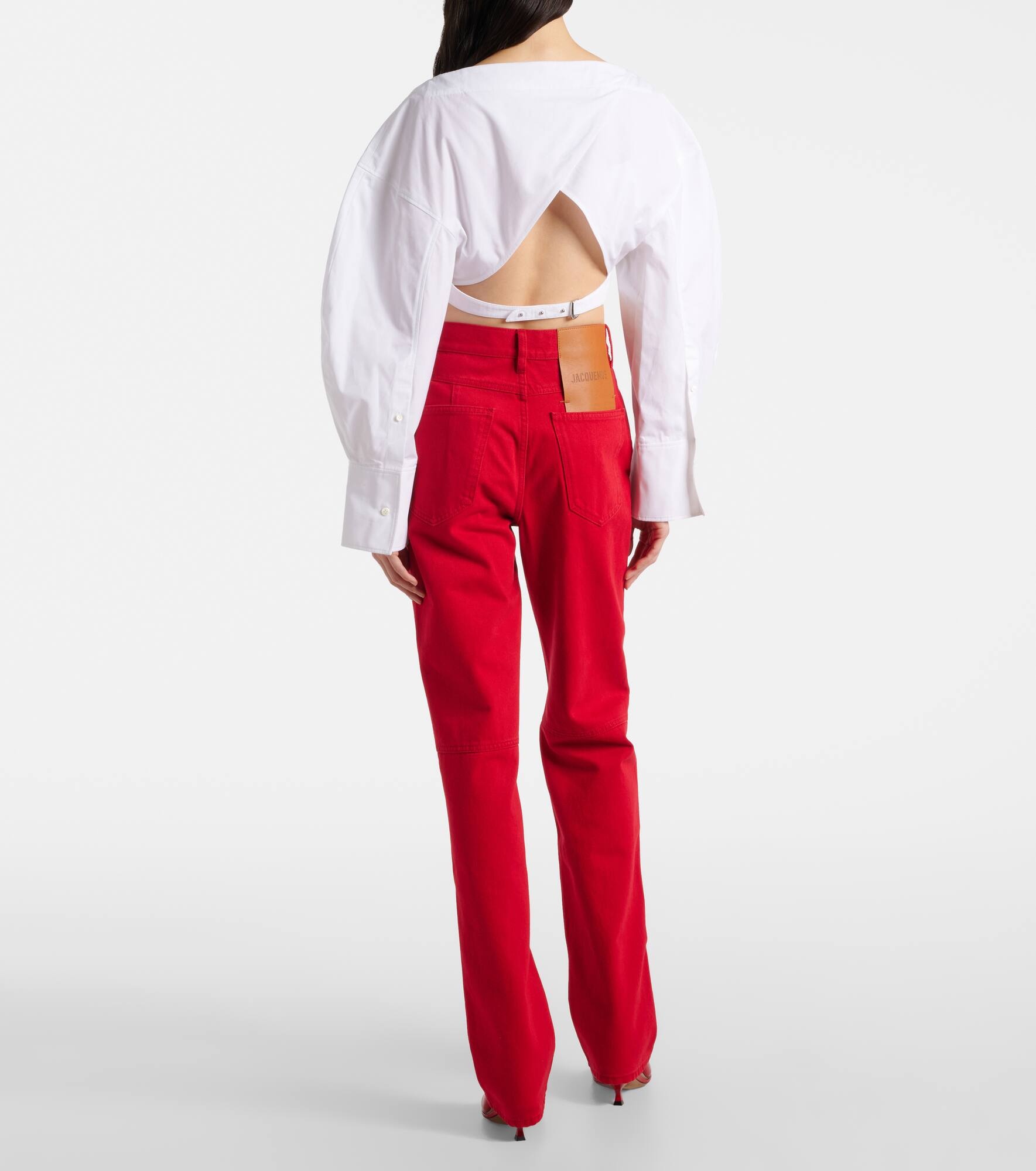 De-Nîmes high-rise straight jeans - 3