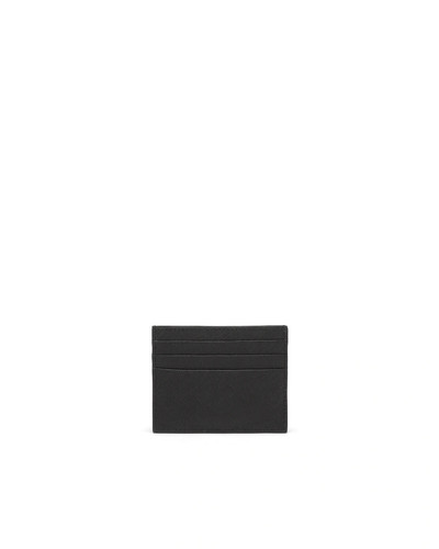 Prada Saffiano and leather card holder outlook