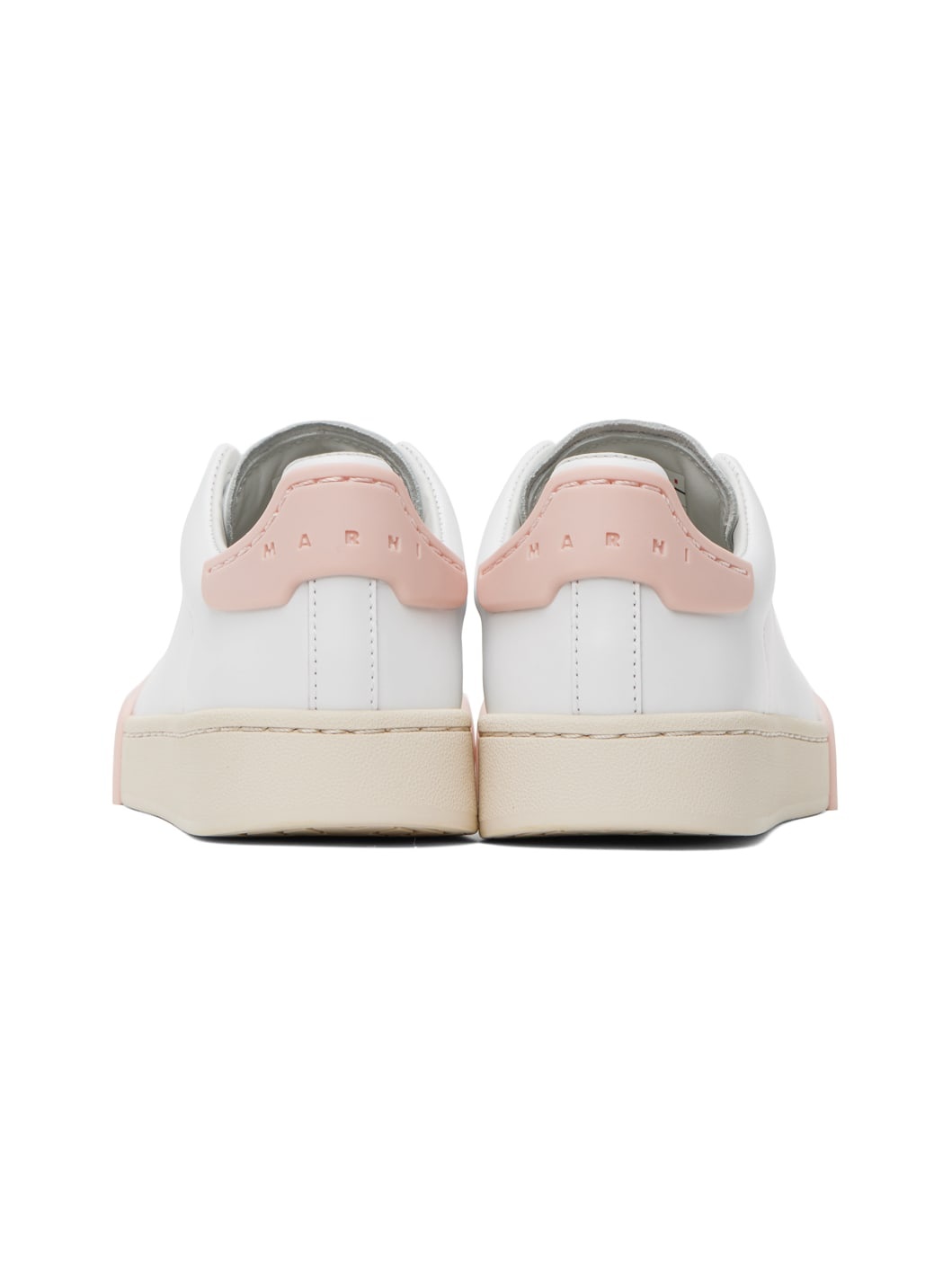 ■MARNI■ DADA BUMPER SNEAKERS WHITE LIGHT PINK SNZU013401P5 Marni Dada Bumper Sneakers - Lilly White/Light Pink | Garmentory