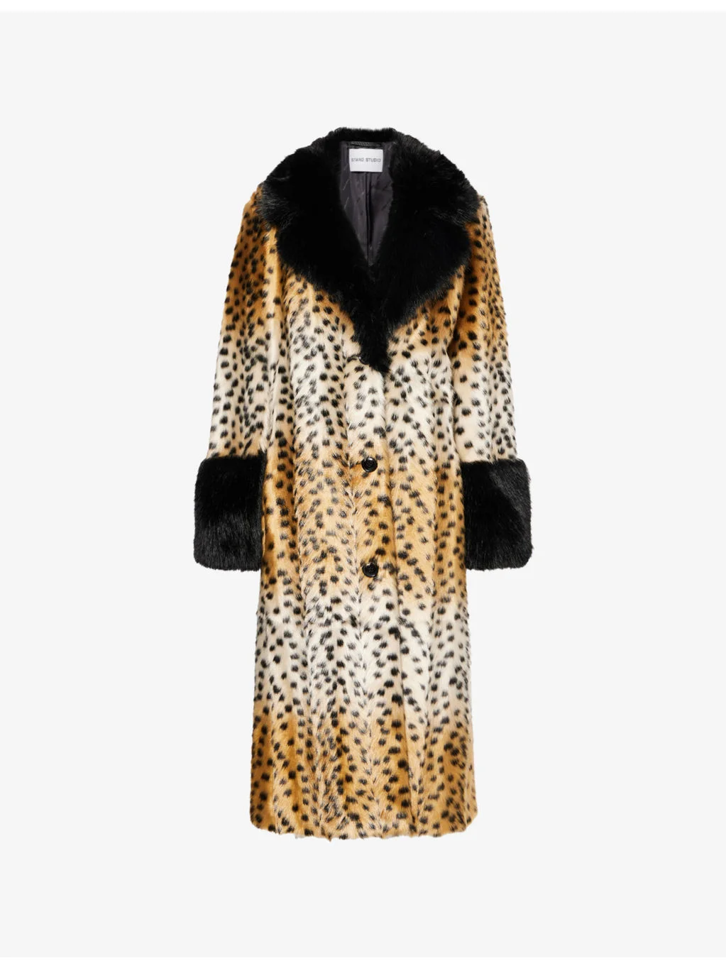 Filippa Leopard-Print Faux-Fur Coat - 1