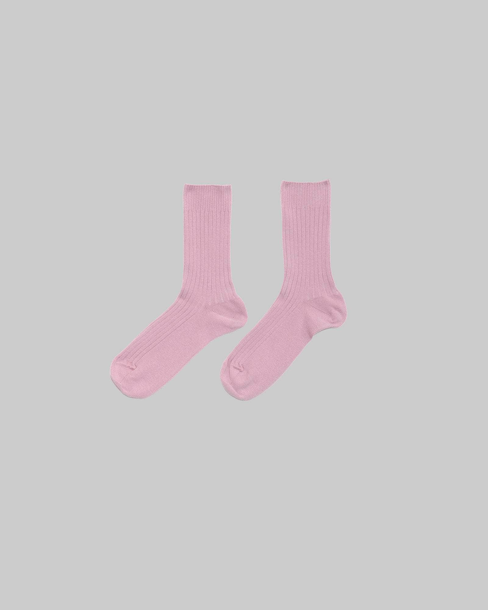 Rib Overankle Socks - Organic Cotton Rib - 4
