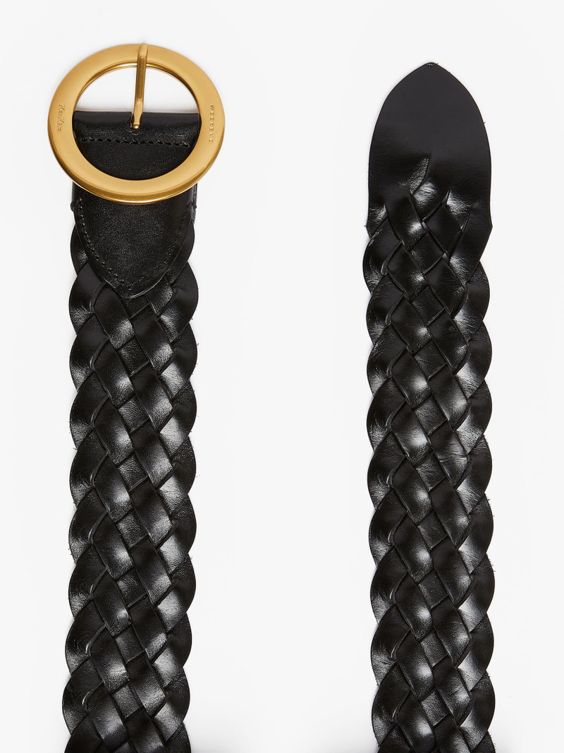 WEEKEND Max Mara FALLA Woven leather belt outlook