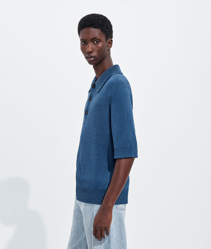 Bottega Veneta Silk Bouclé Polo outlook