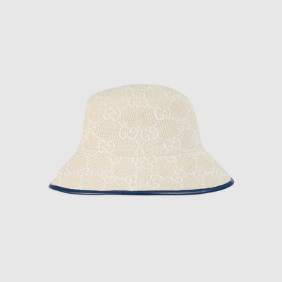 GUCCI GG embroidered cotton bucket hat outlook