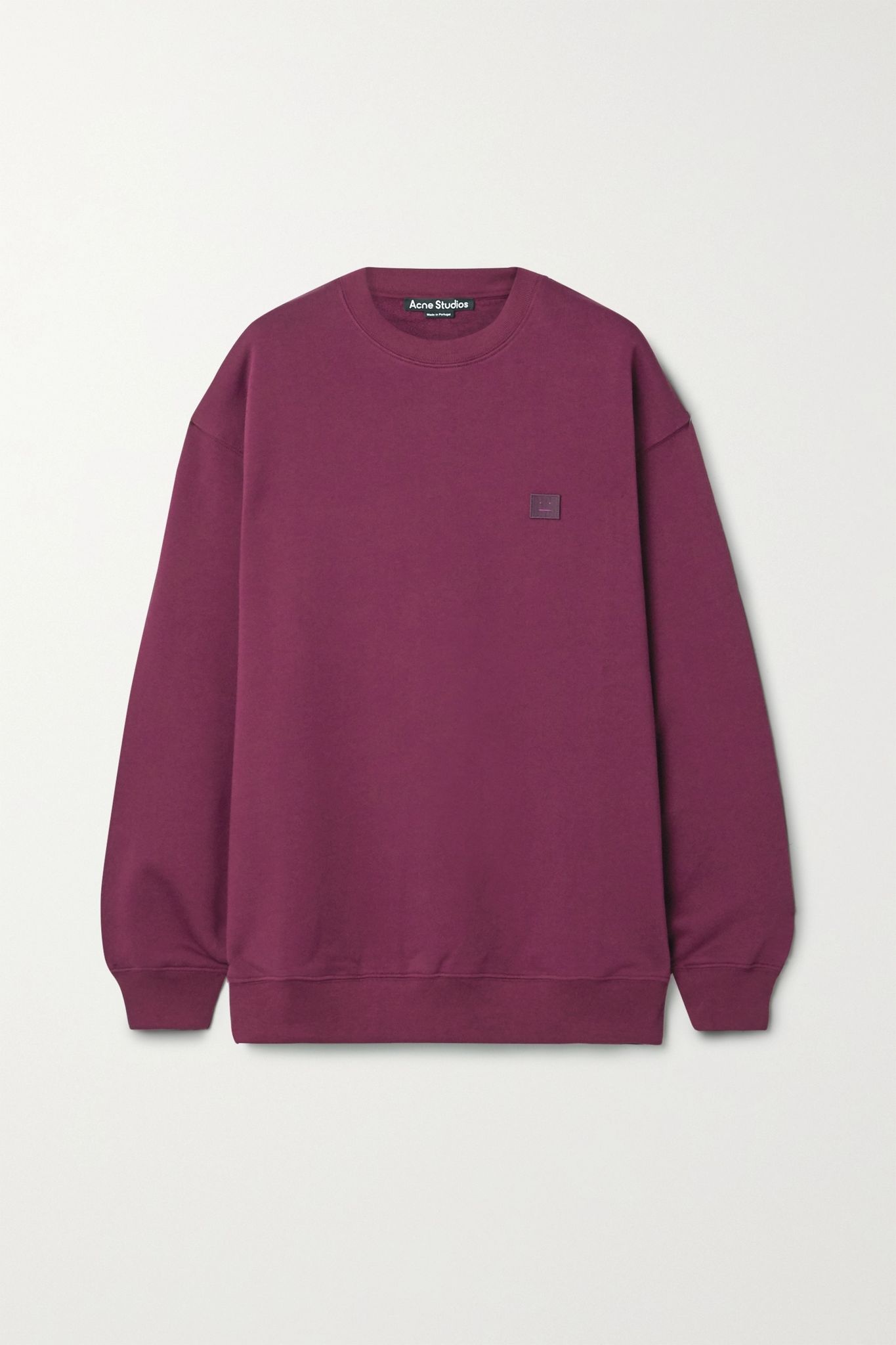 Appliquéd cotton-jersey sweatshirt - 1