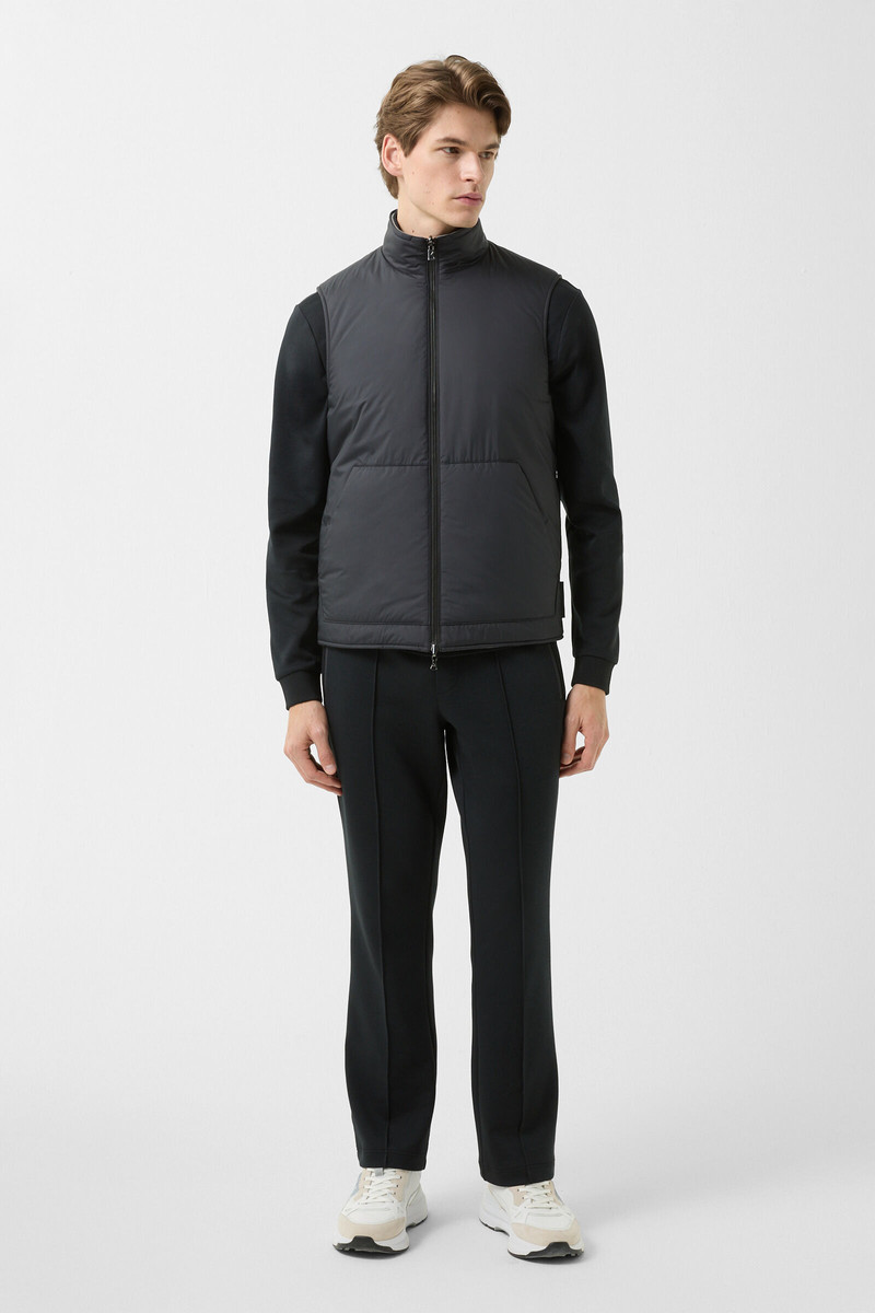 BOGNER Willis reversible vest in Black/Grey outlook