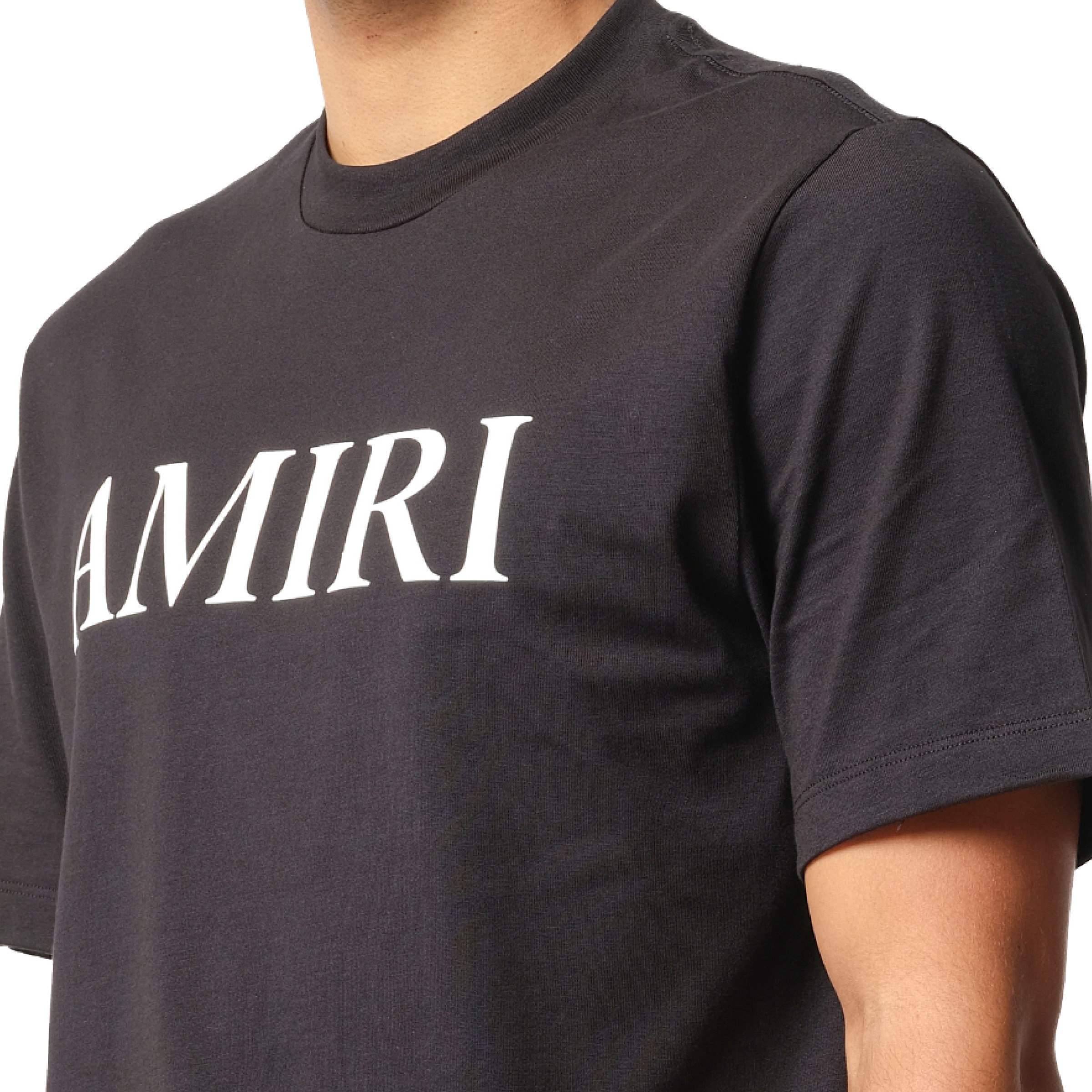 Amiri Core Logo T-Shirt in Black/White - 3