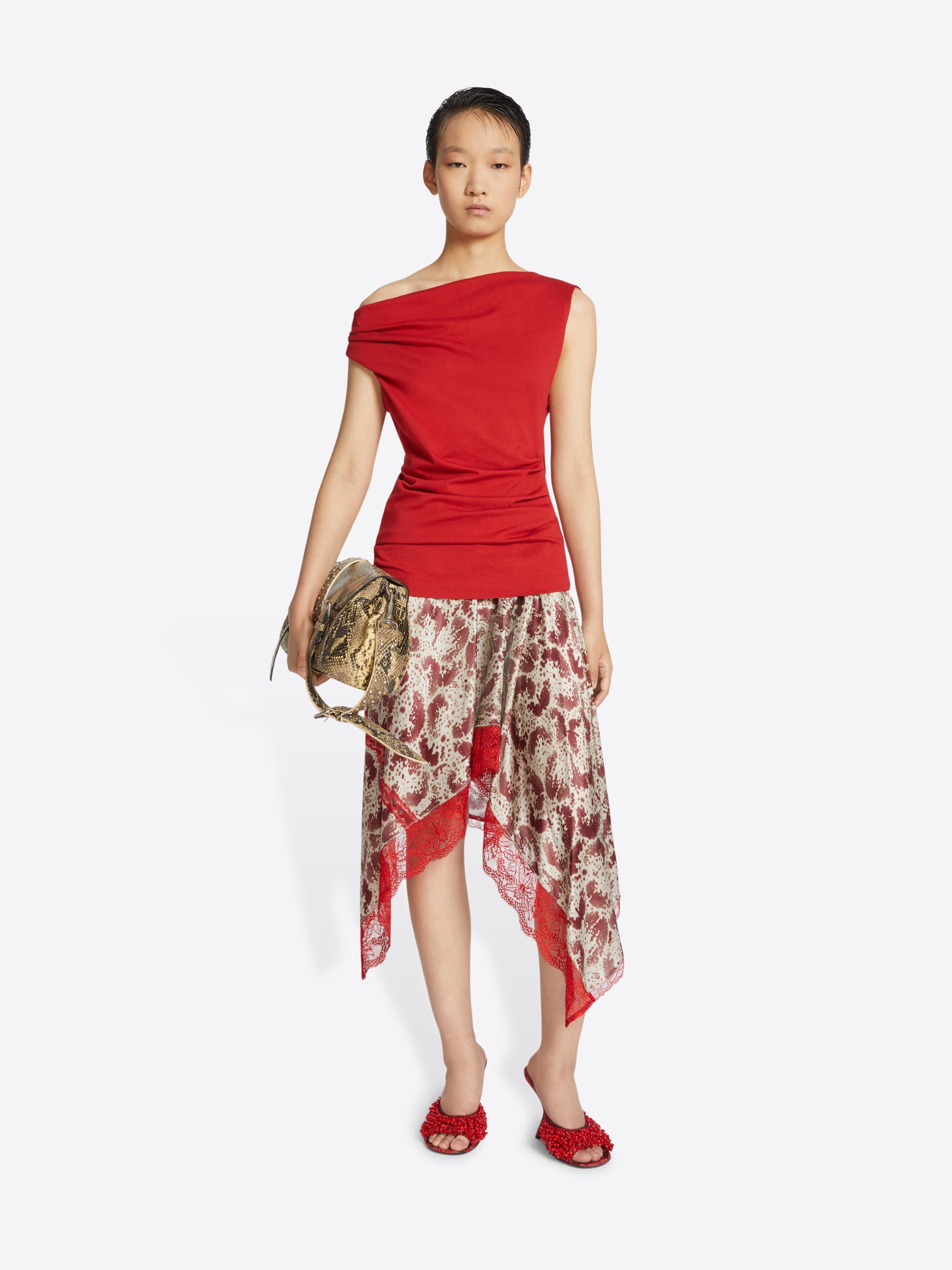 OFF-SHOULDER JERSEY TOP - 2