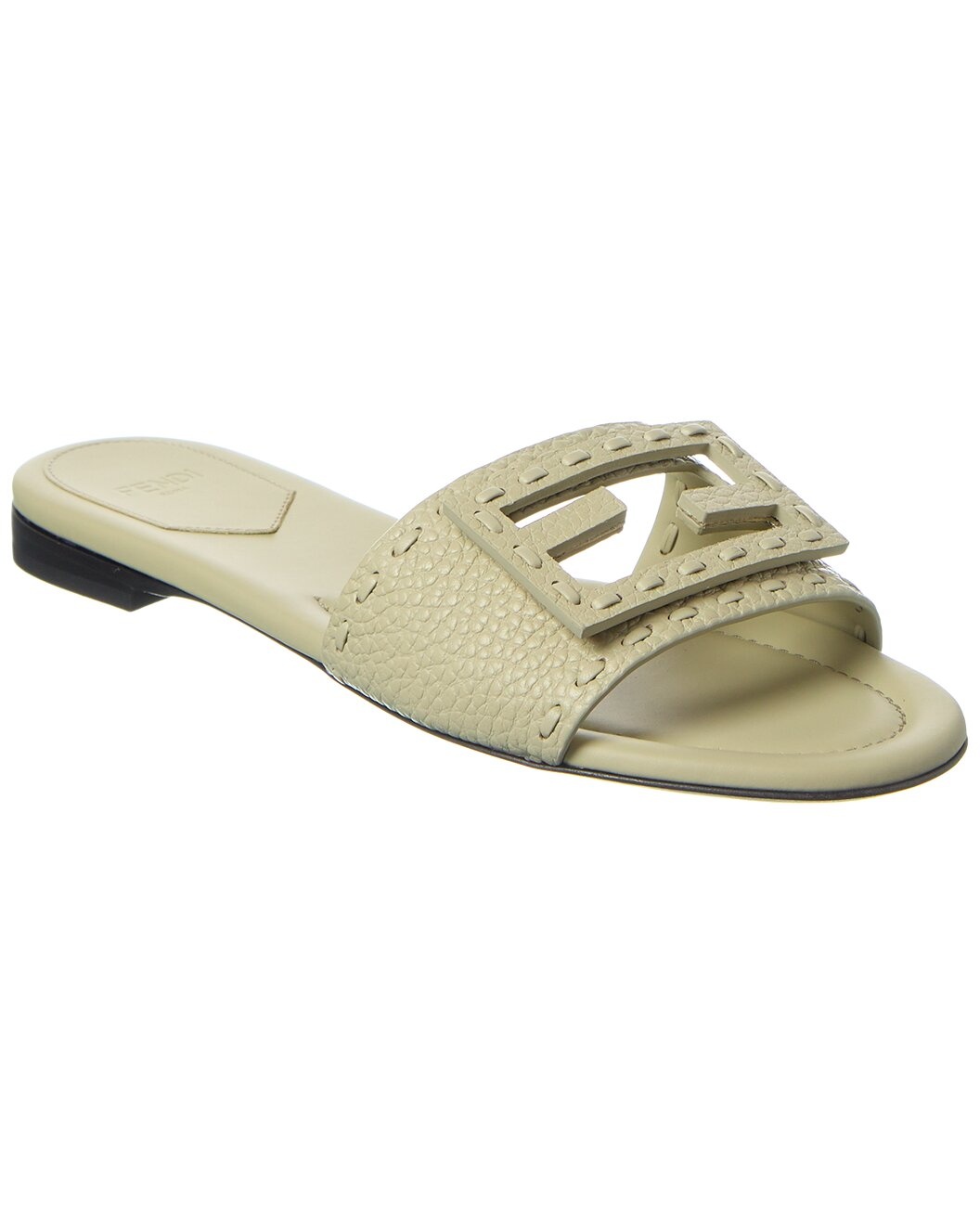 FENDI FF Baguette Leather Sandal - 1