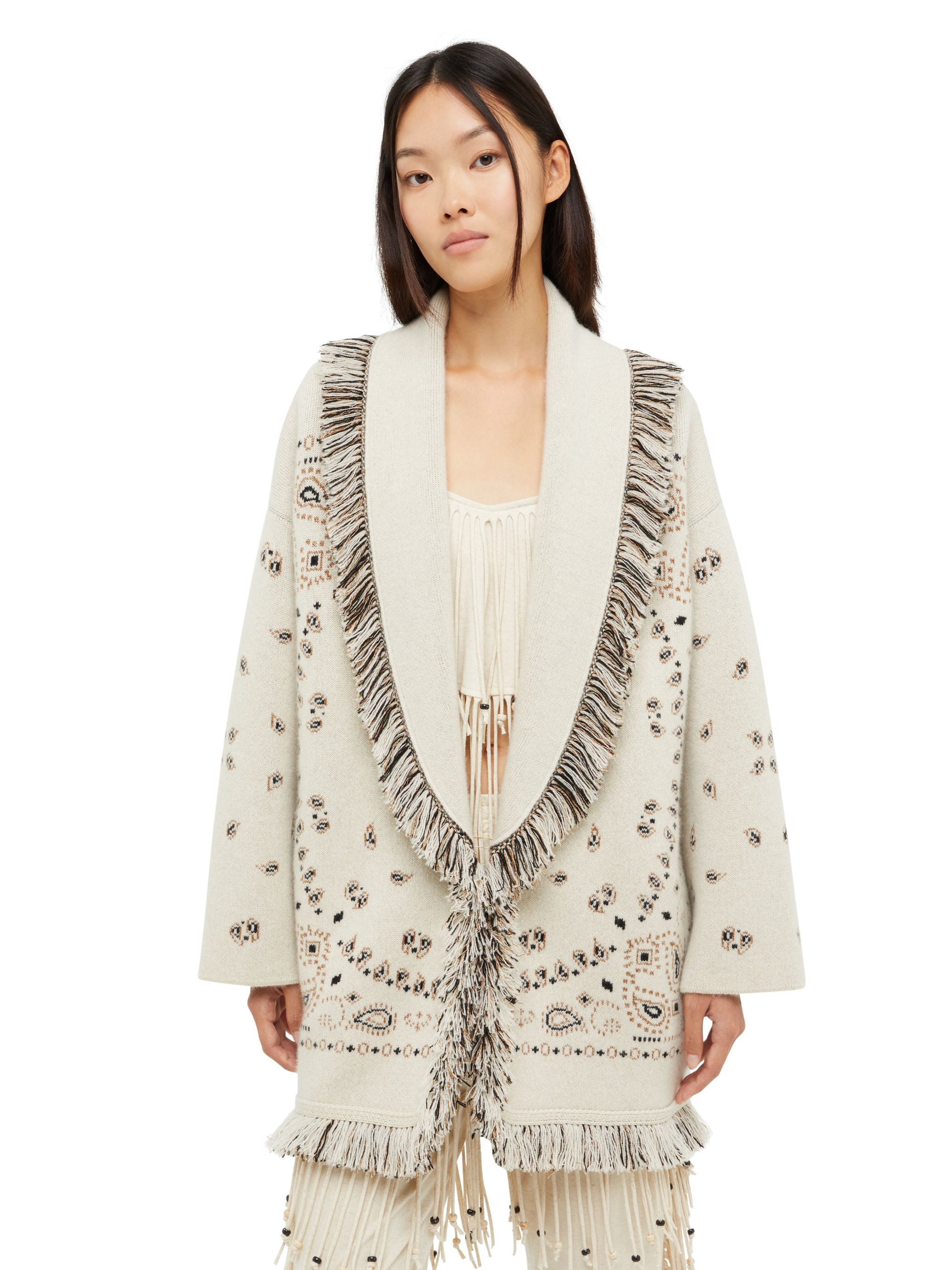 Bandana Jacquard Cardigan - 9