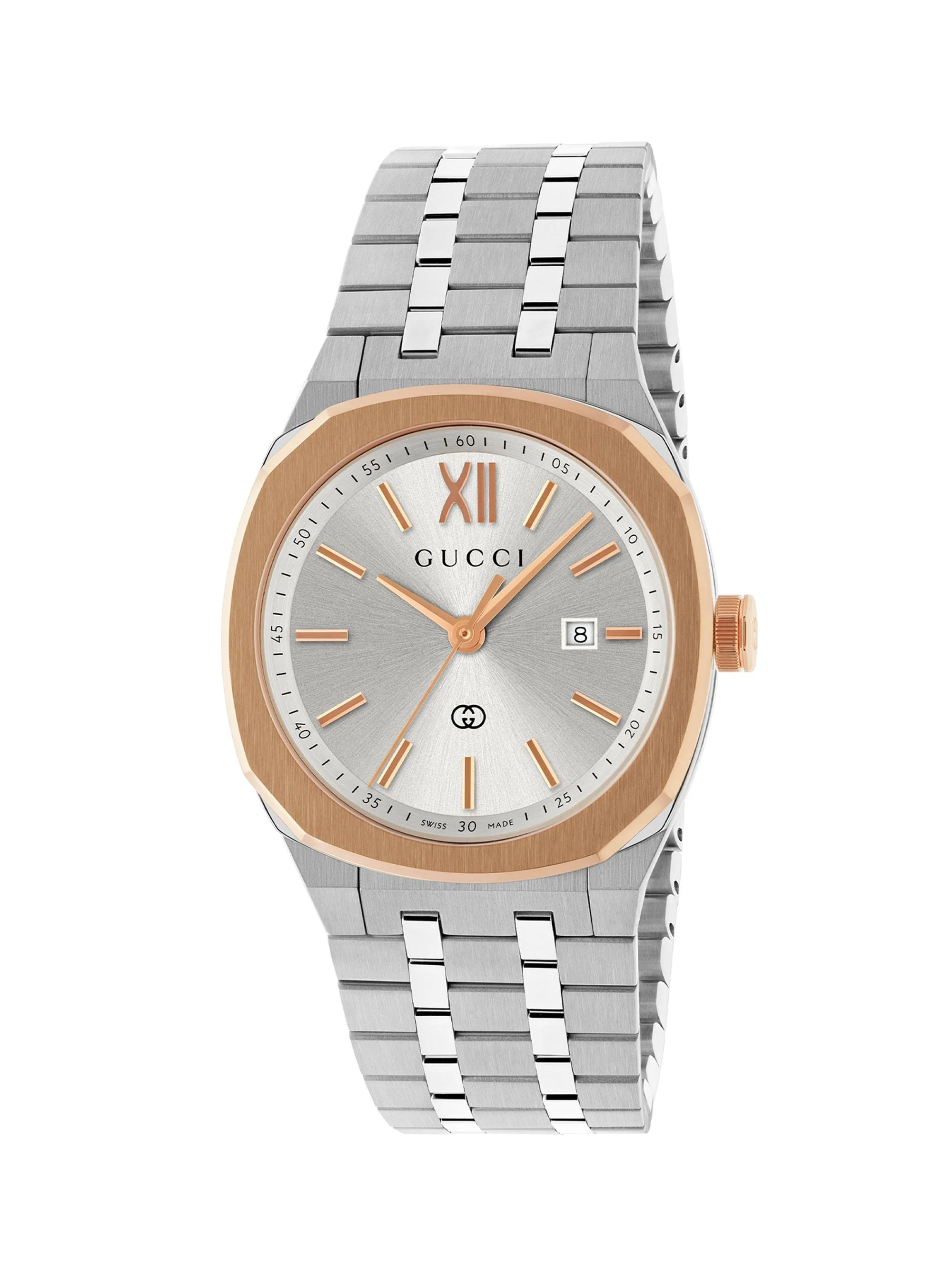 Men's 25H Stainless Steel Bracelet Watch/30MM - Steel - 1