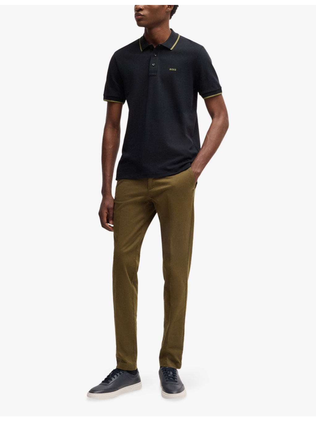 Branded Short-Sleeve Cotton Polo Shirt - 2
