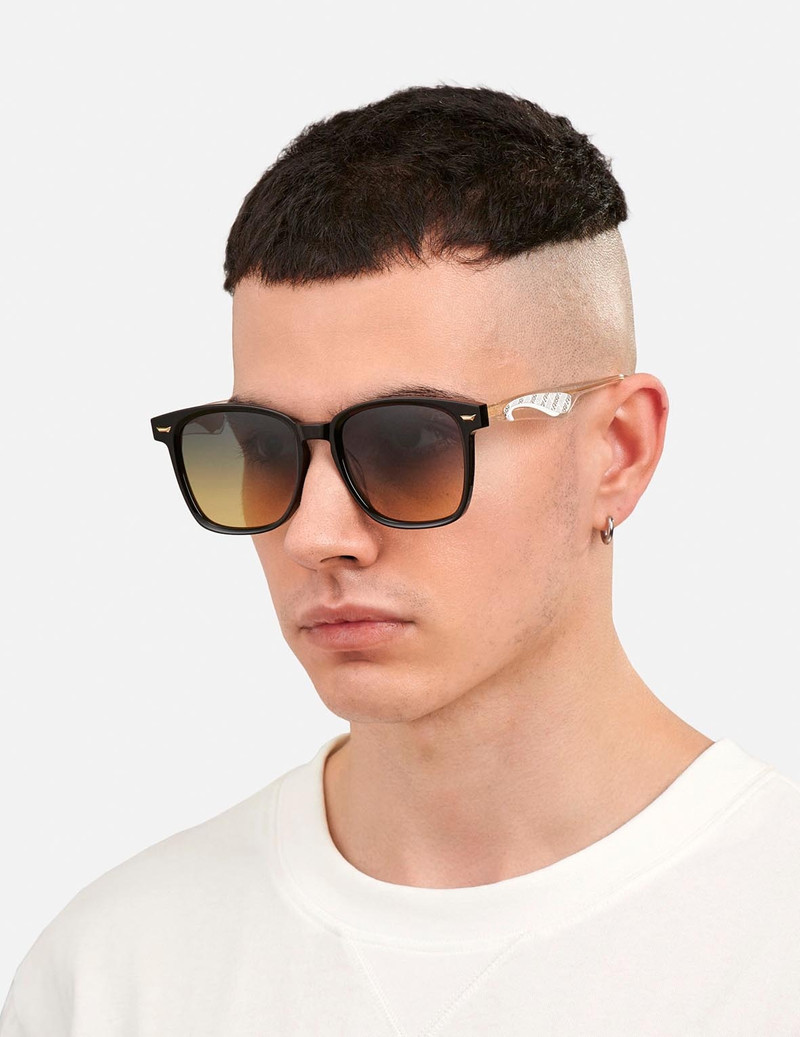 MONOGRAM DAICOCK PRINT SQUARE SUNGLASSES 3