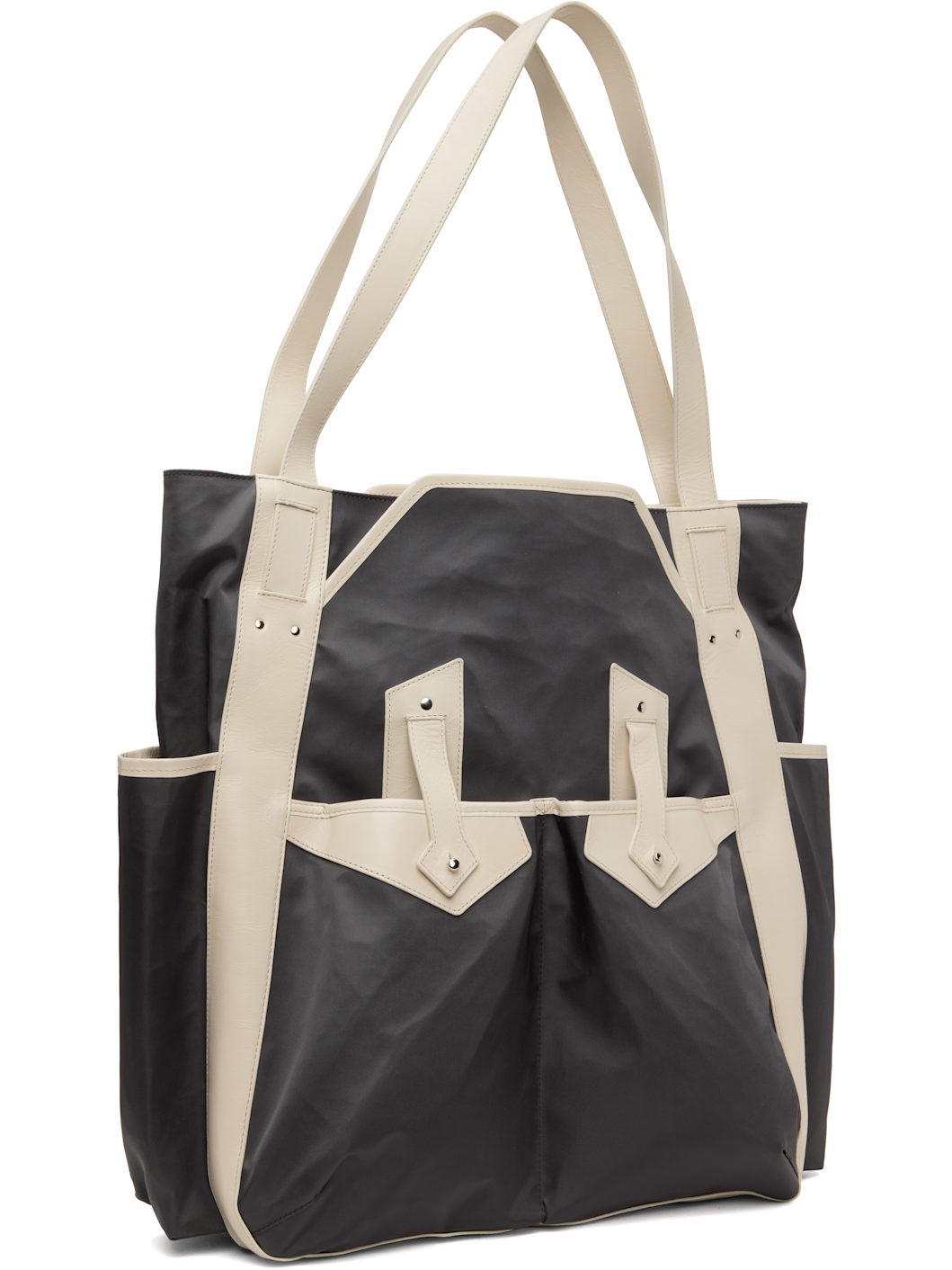 Gray & Off-White Inex Tote - 2