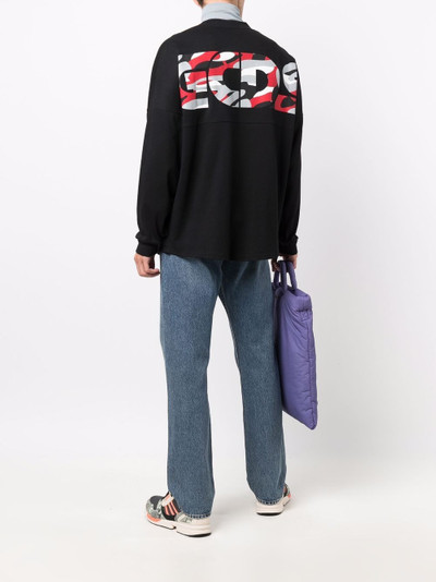 GCDS logo print sweatshirt outlook