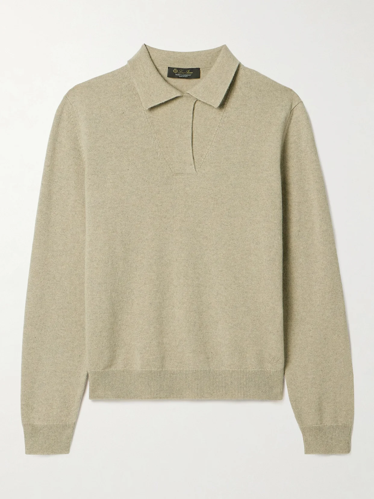 Cashmere Polo Sweater - 1