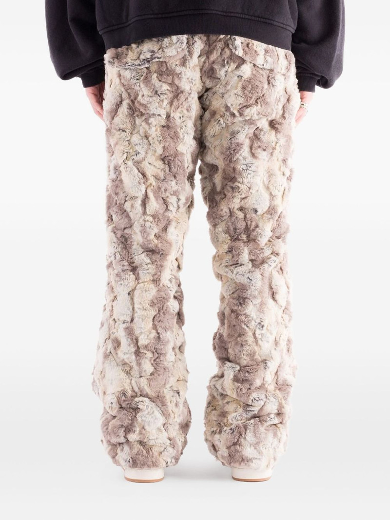 faux-fur trousers 3