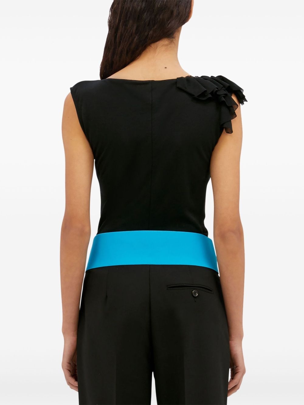 ruffle-detailing body - 4