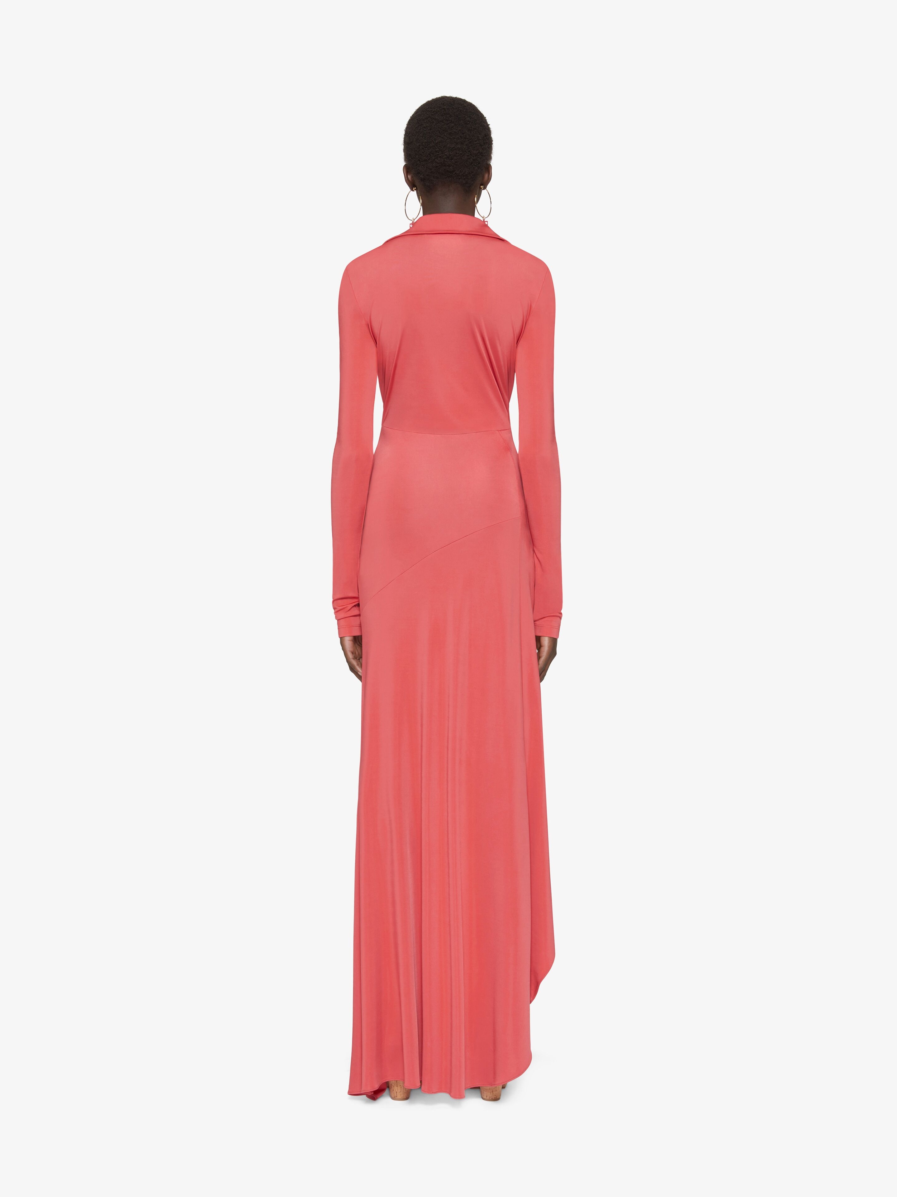 DRAPED DRESS IN JERSEY - 4