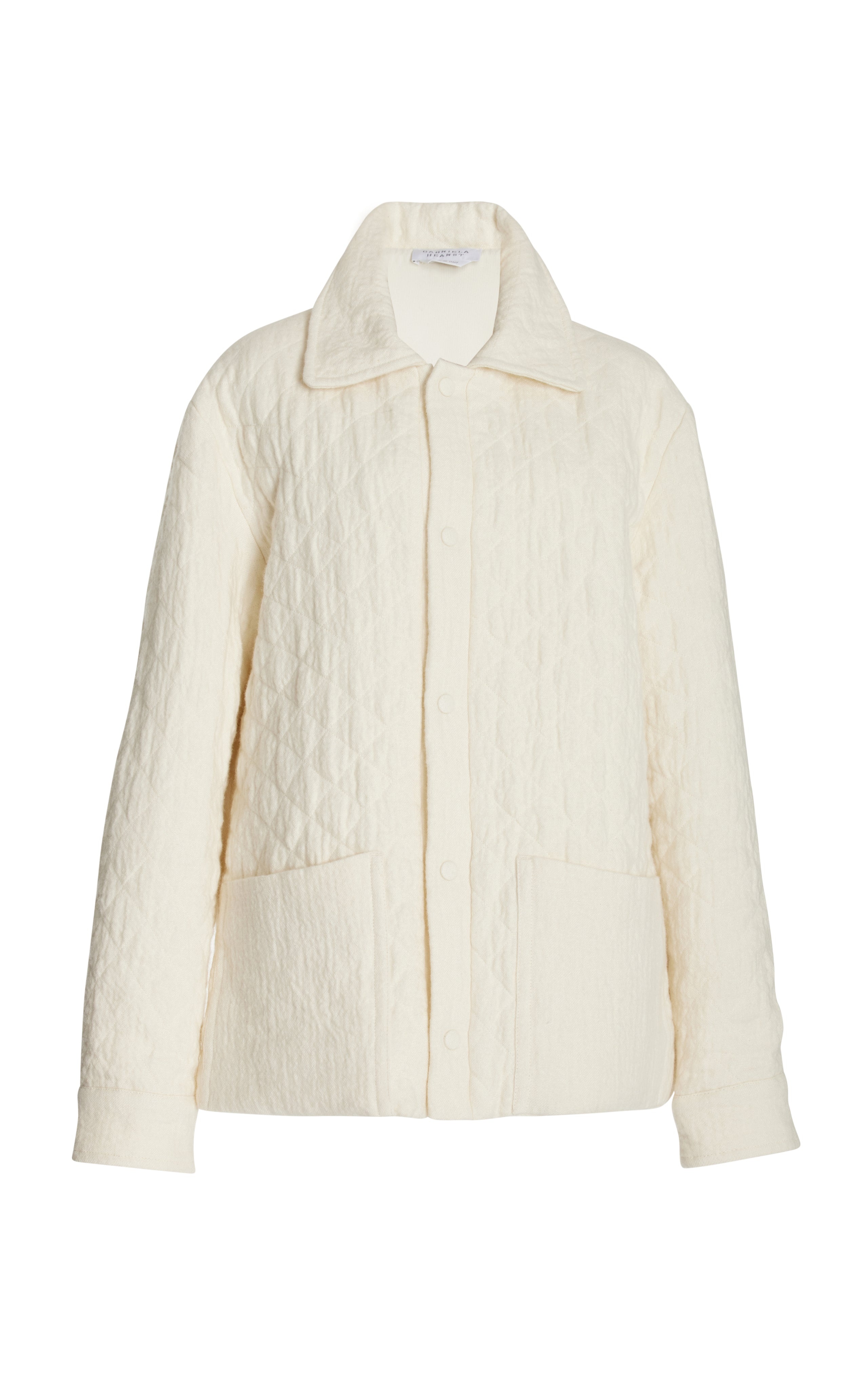 Skye Paddock Jacket in Ivory Cashmere Linen - 1