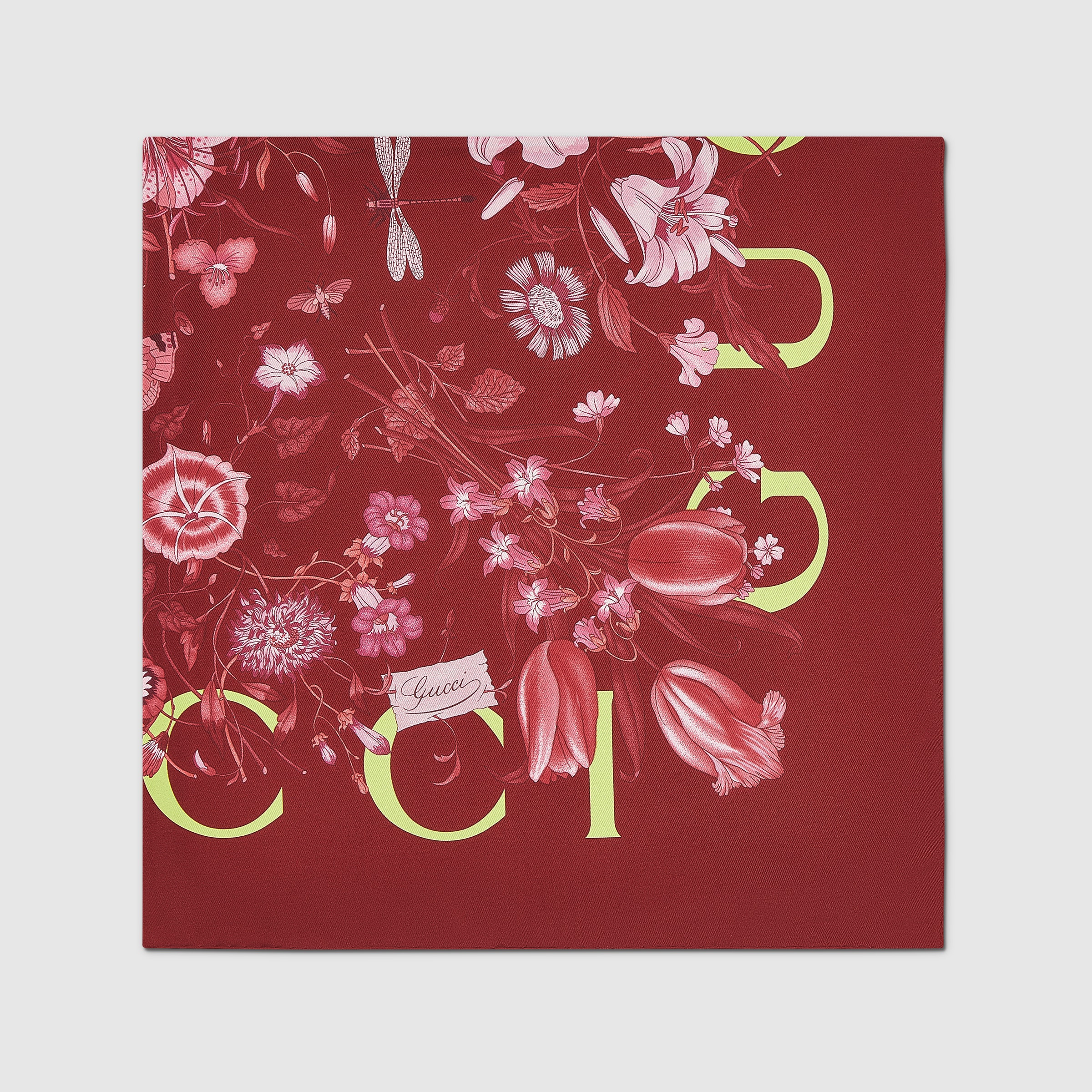 Printed silk twill carré - 2
