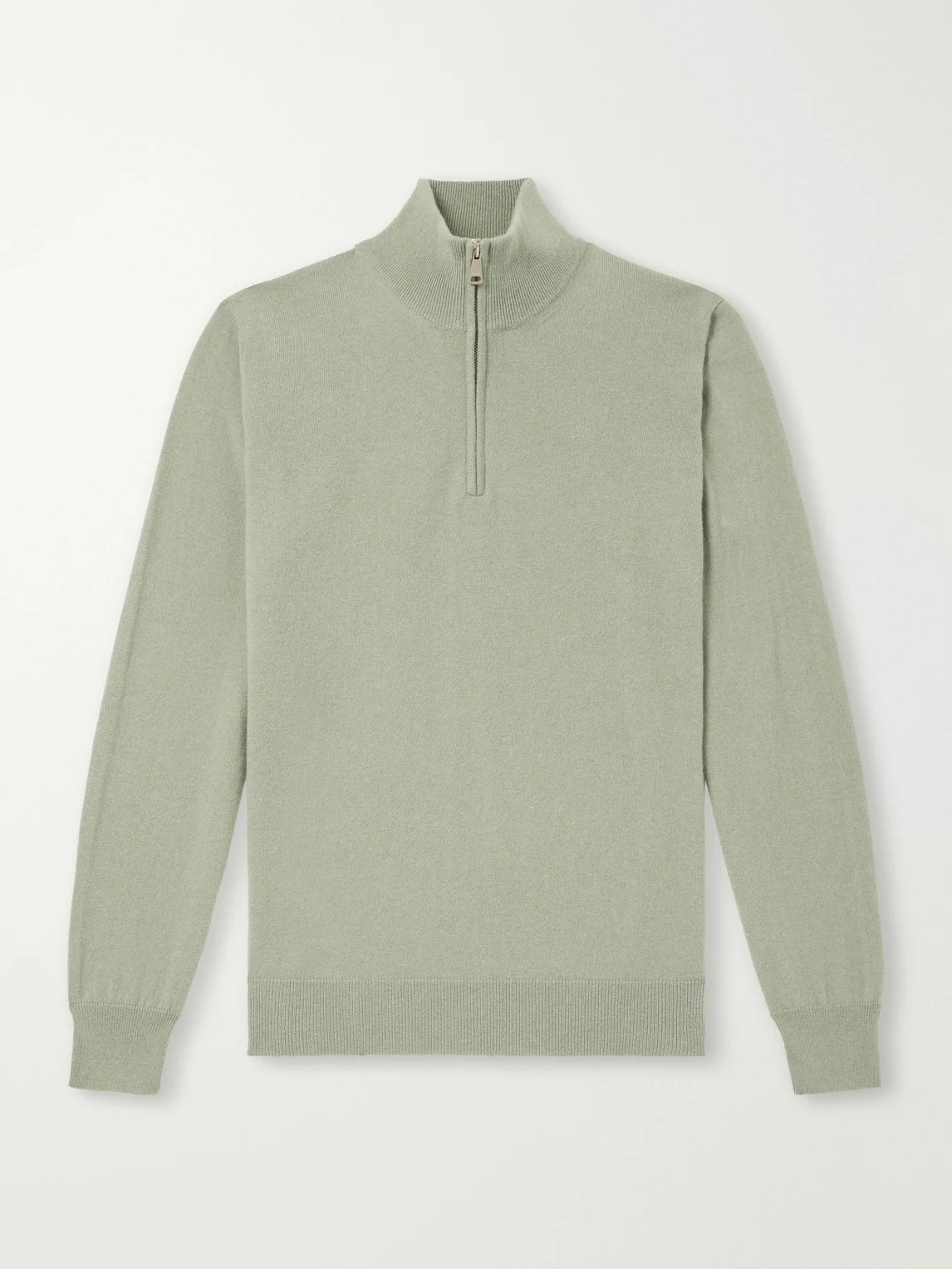 Cashmere Half-Zip Sweater - 1
