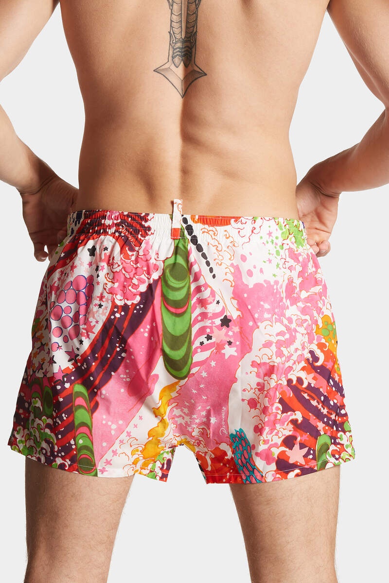 ALL OVER PRINTED BOXER MIDI - 5
