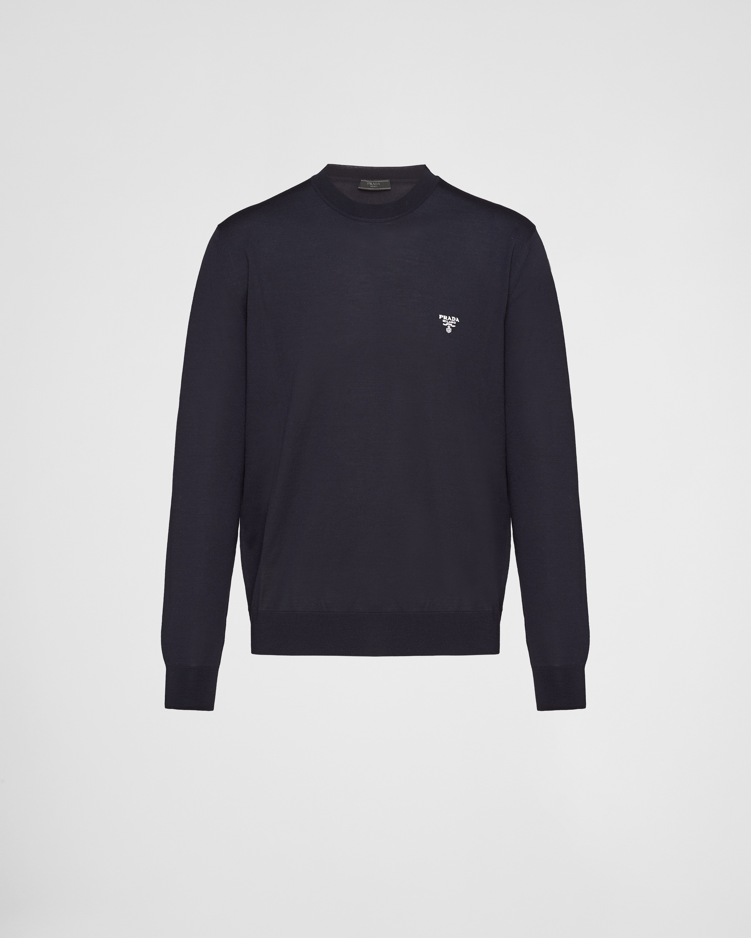 Superfine wool crew-neck sweater - 1