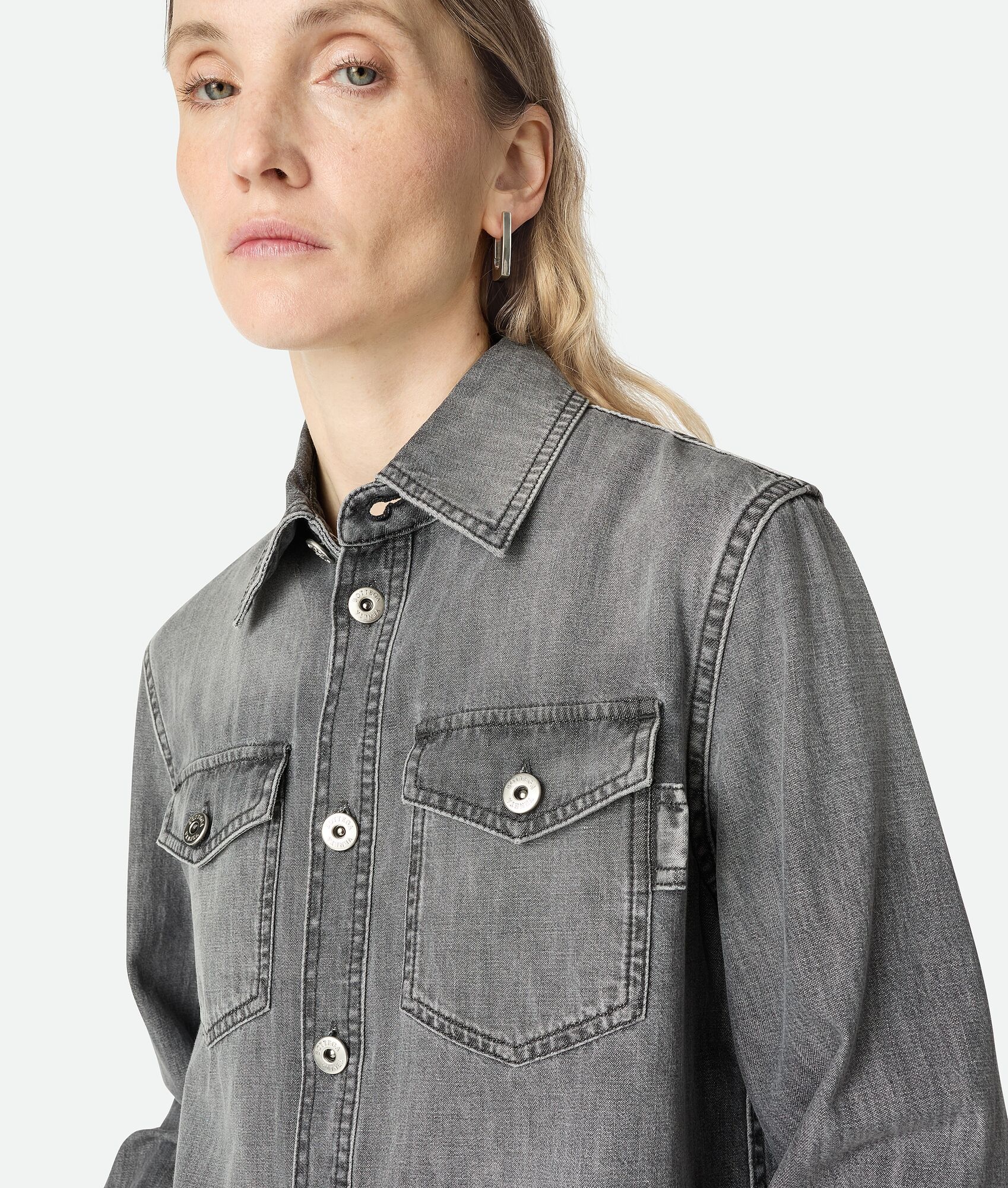 Black Denim Shirt - 5