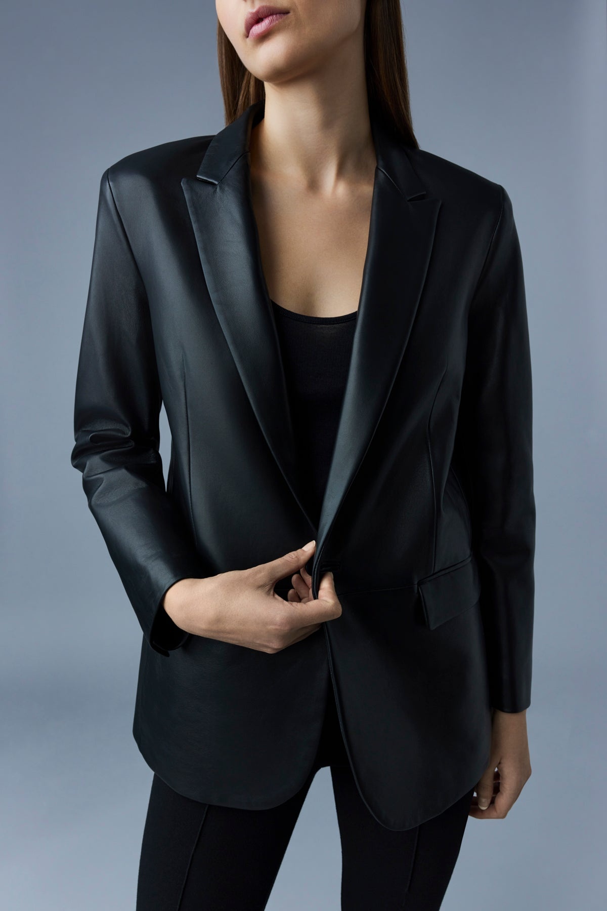 CAPRICE Lamb leather blazer - 5