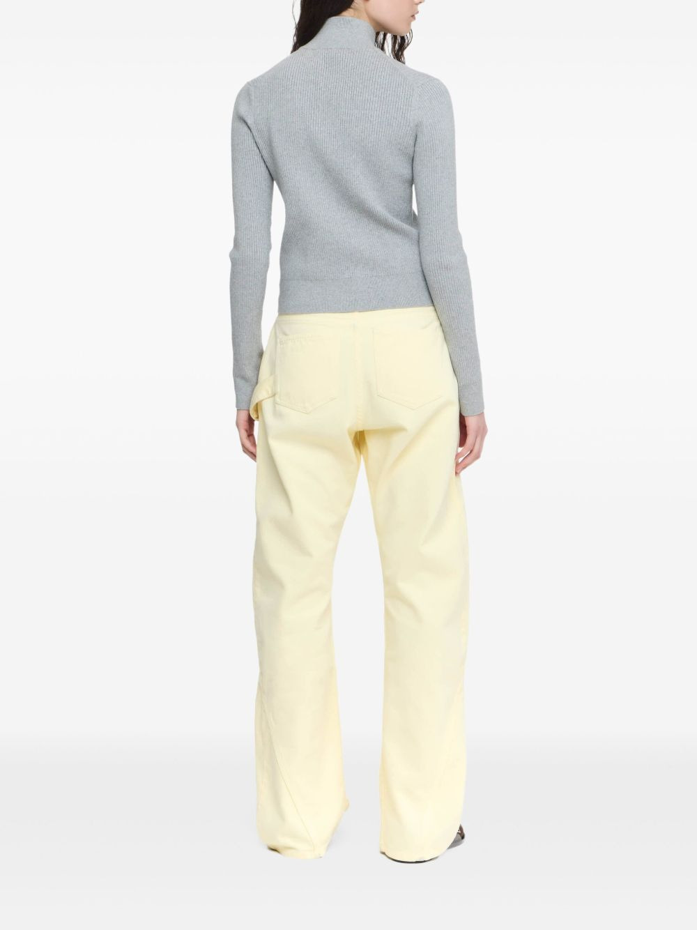 zip-up cardigan - 3