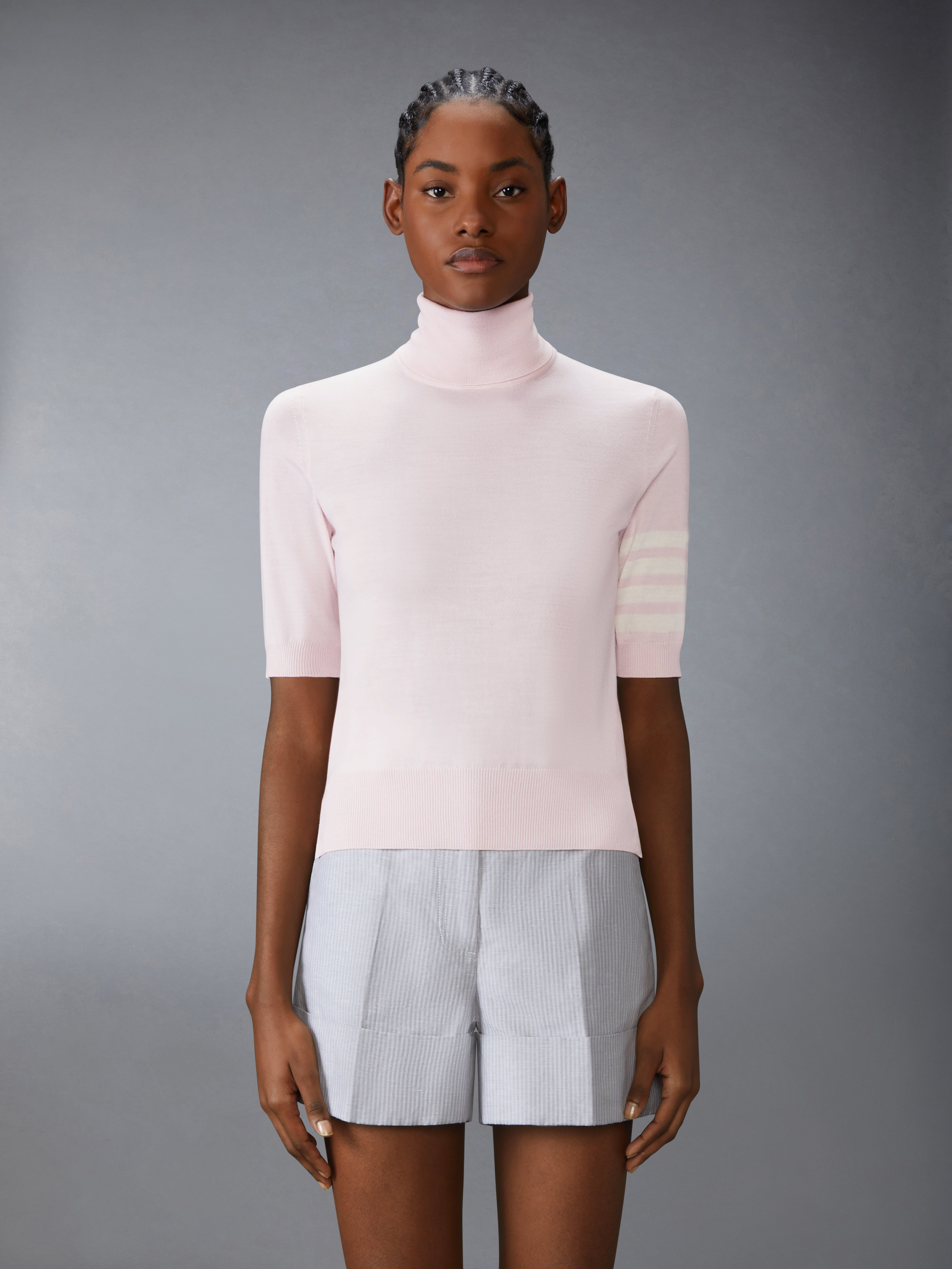 FINE MERINO WOOL 4-BAR TURTLENECK - 2