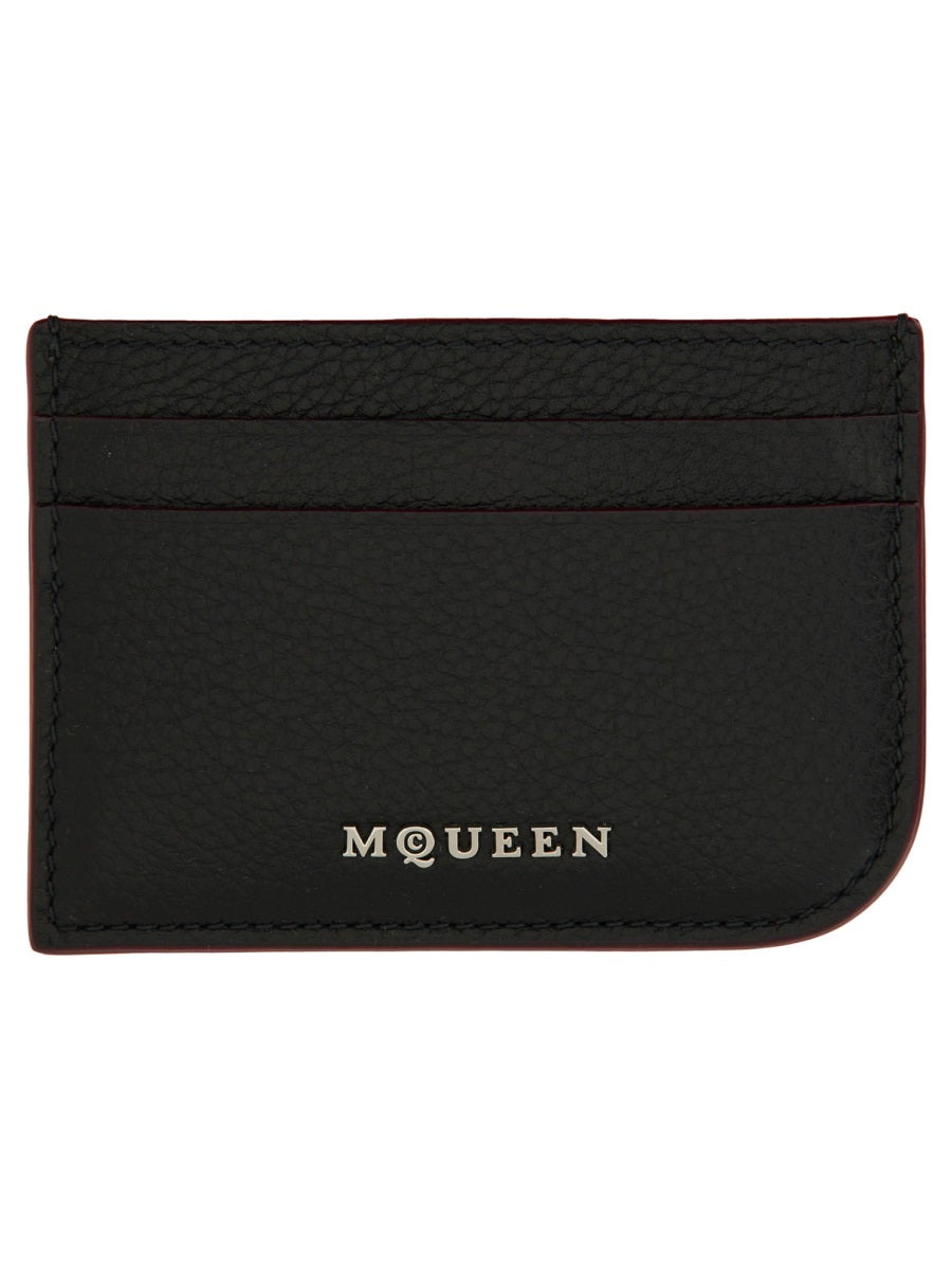 Alexander Mcqueen Women Leather Card Holder - 1