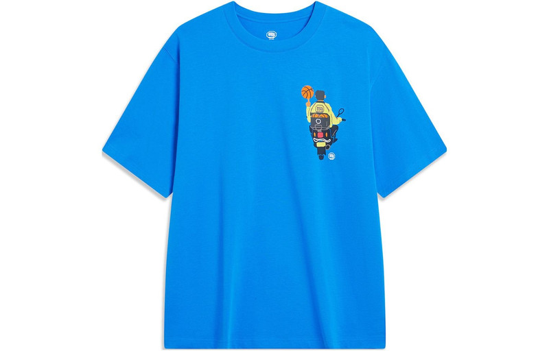 Li-Ning BadFive Graphic T-shirt 'Blue' AHST901-2 - 1