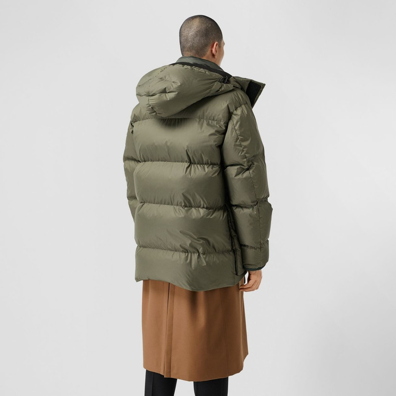 Sleeveless Wool Trench Coat with Detachable Puffer 4