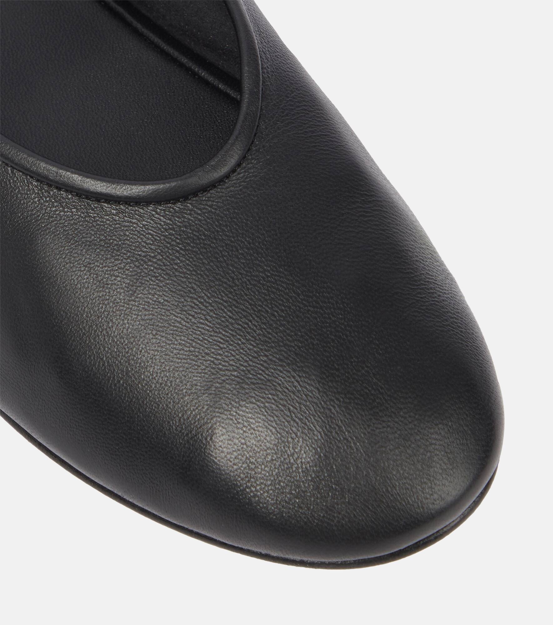 Leather ballet flats - 6