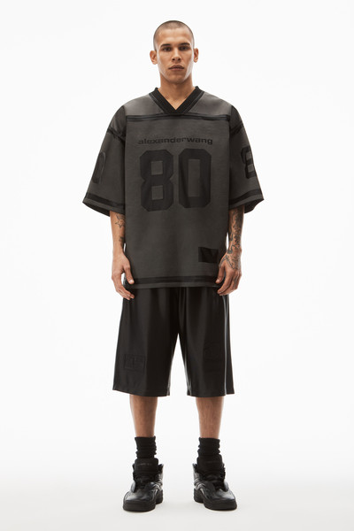 Alexander Wang FOOTBALL JERSEY IN ATHLETIC FAILLE outlook