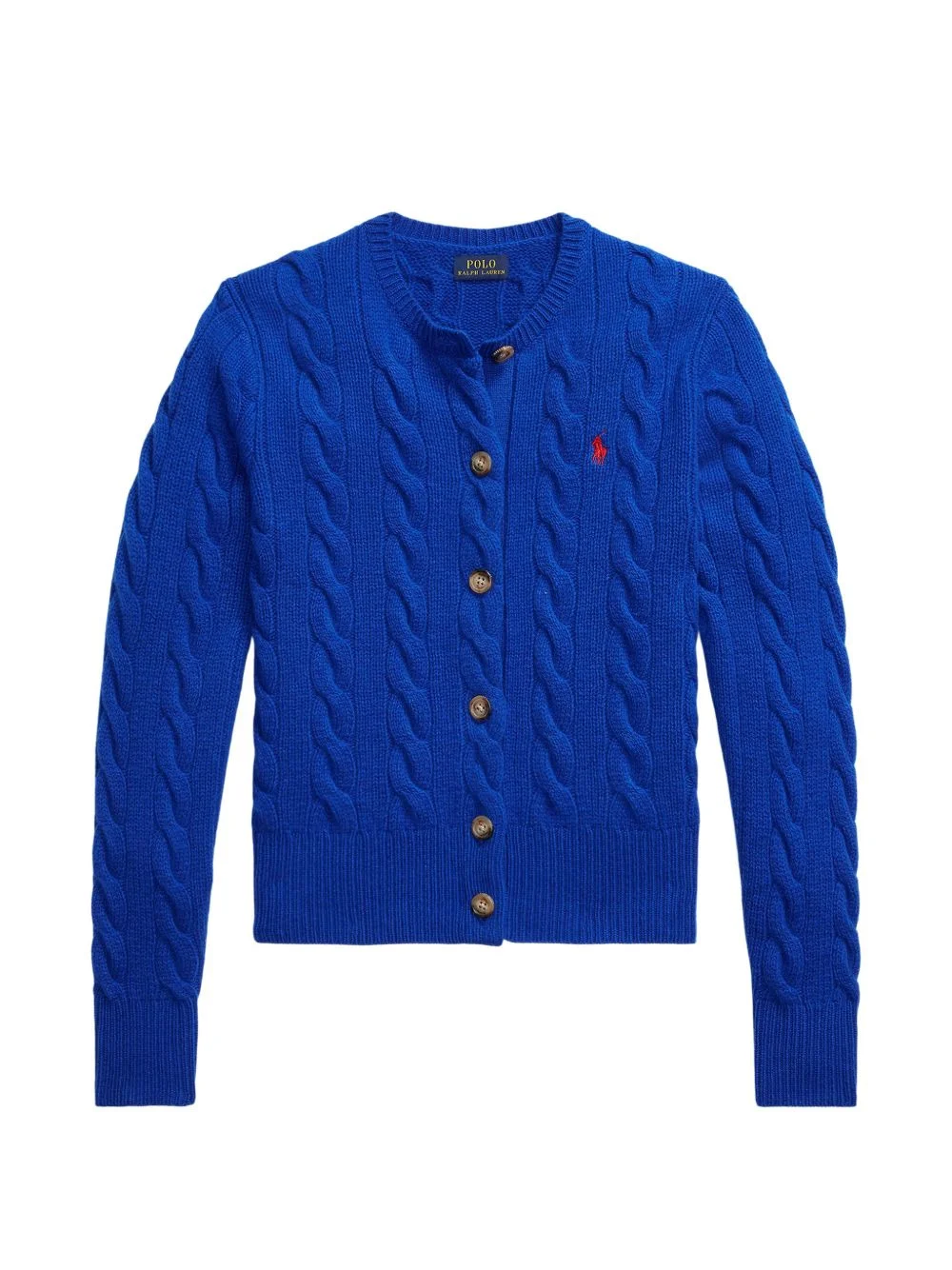cable-knit cardigan - 1