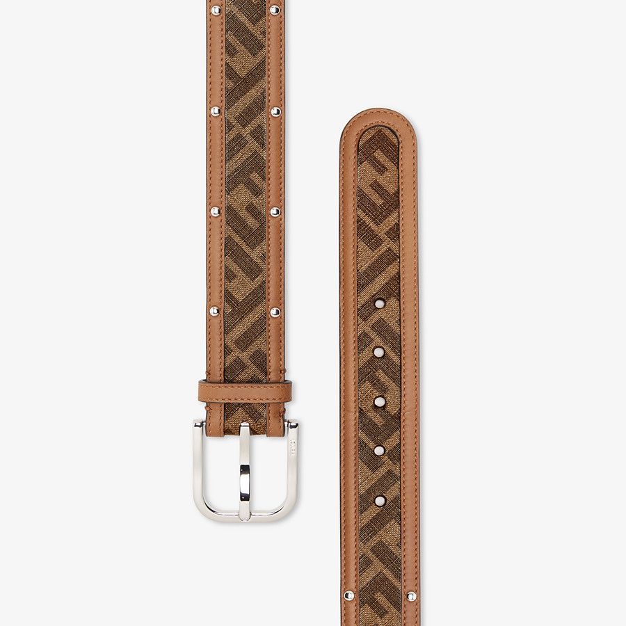 Brown fabric belt - 2