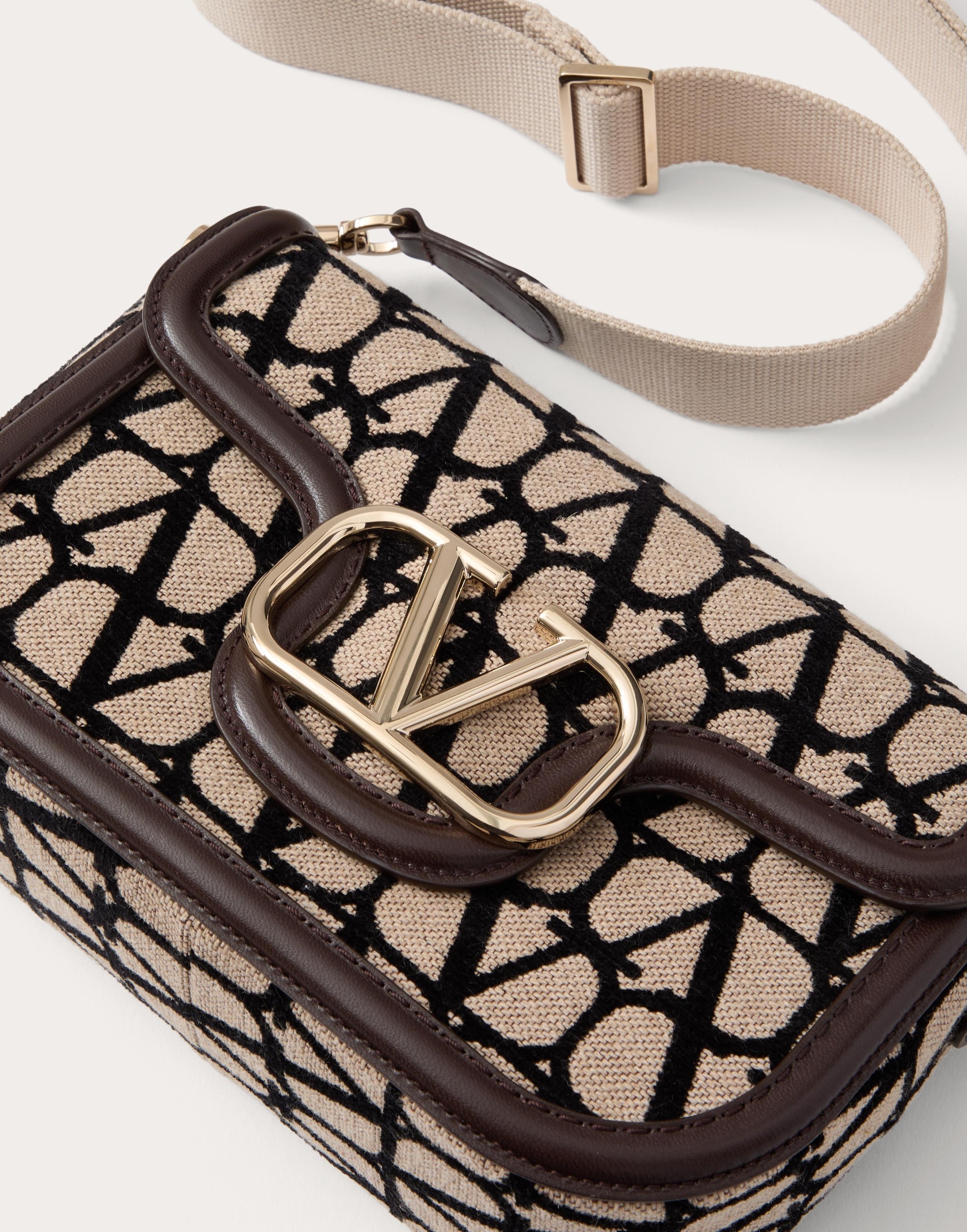 VALENTINO GARAVANI ALLTIME TOILE ICONOGRAPHE SHOULDER BAG - 8