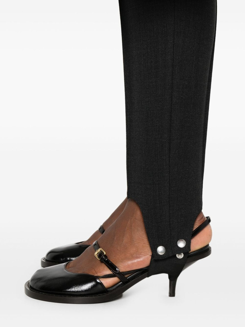 stirrup-detail trousers 5