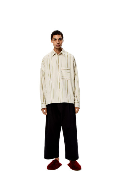 Loewe Jacquard stripe shirt in wool and cotton outlook