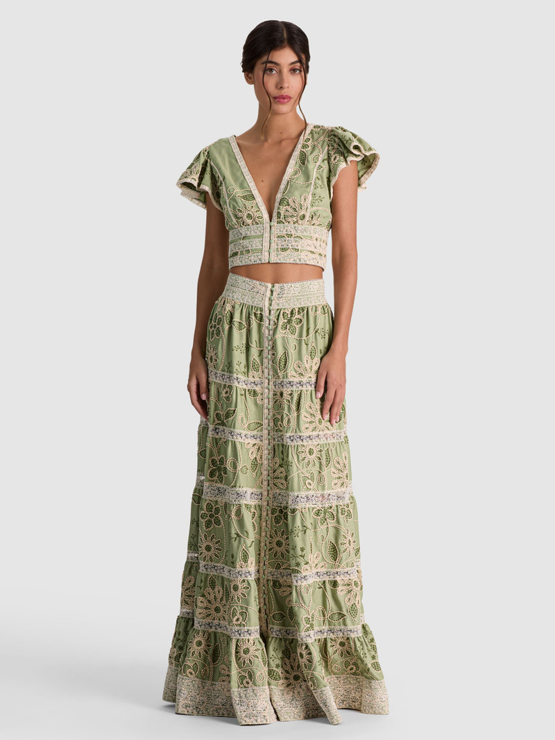 ADIRA EMBROIDERED MAXI SKIRT 3